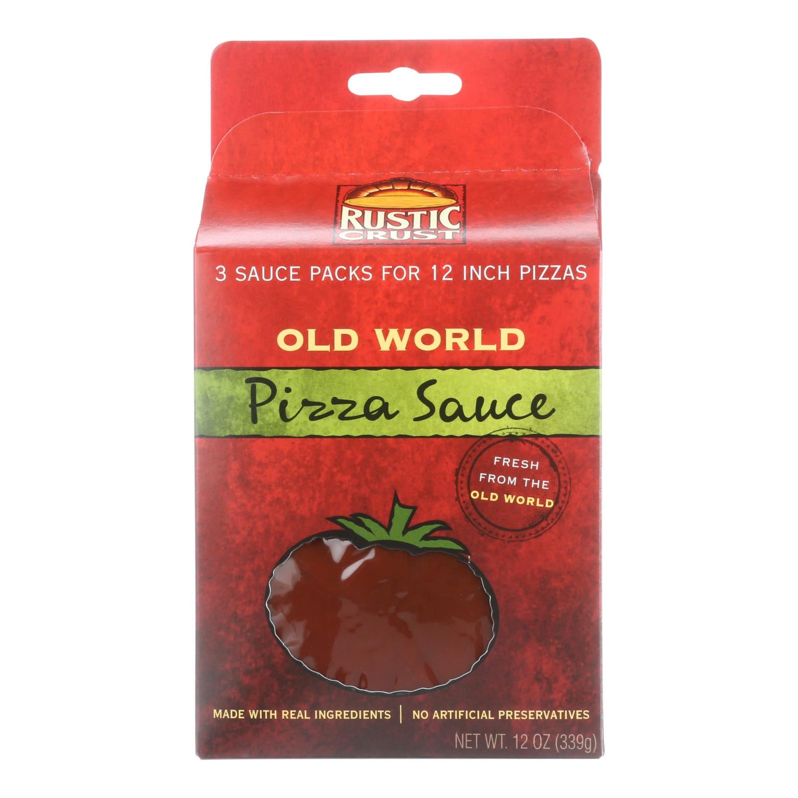 Rustic Crust Pizza Sauce - Case Of 6 - 12 Oz.