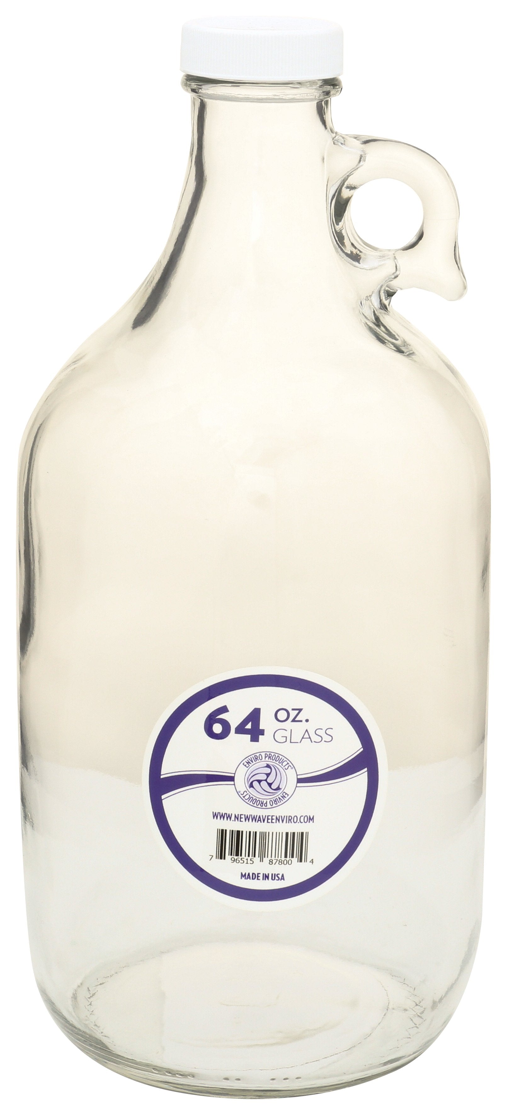 NEW WAVE ENVIRO GLASS BOTTLE HLF GLN