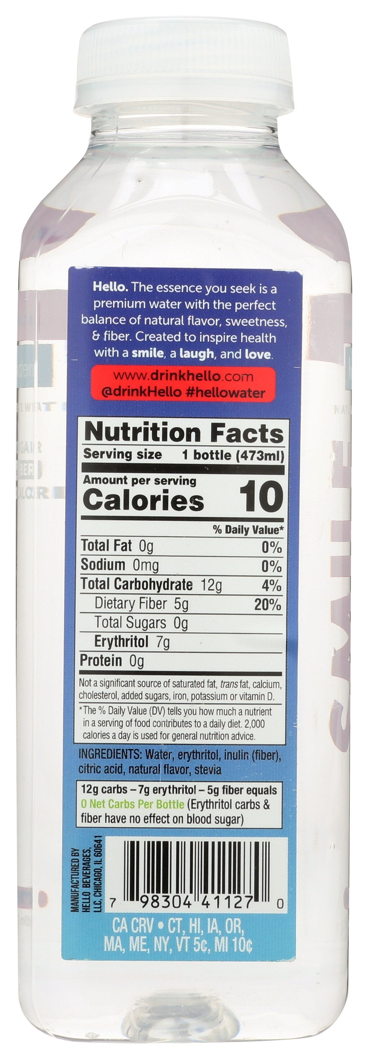 HELLOWATER WATER MXD BRY SMILE - Case of 12
