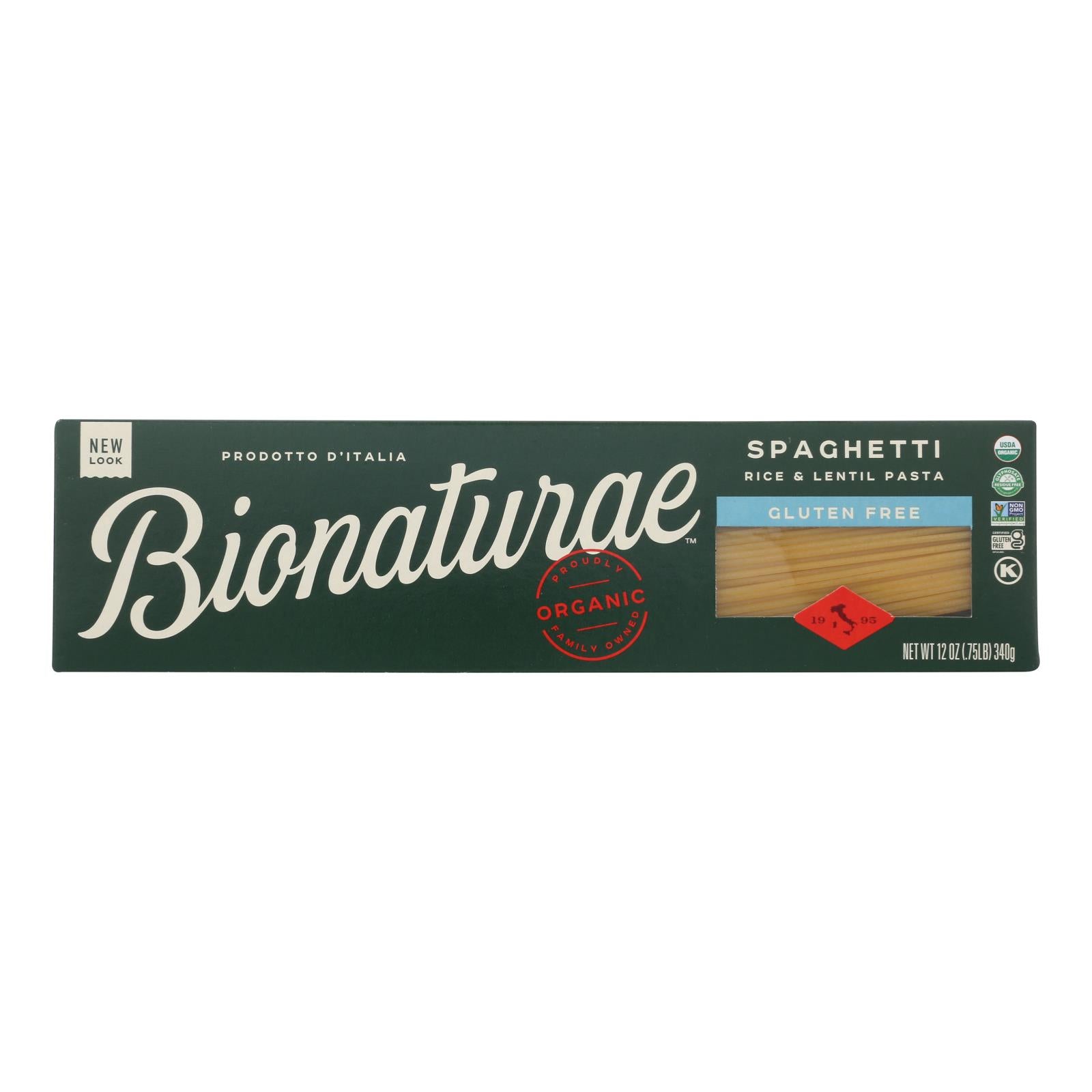Bionaturae - Pasta Og1 Spaghetti G/f - CS of 12-12 OZ
