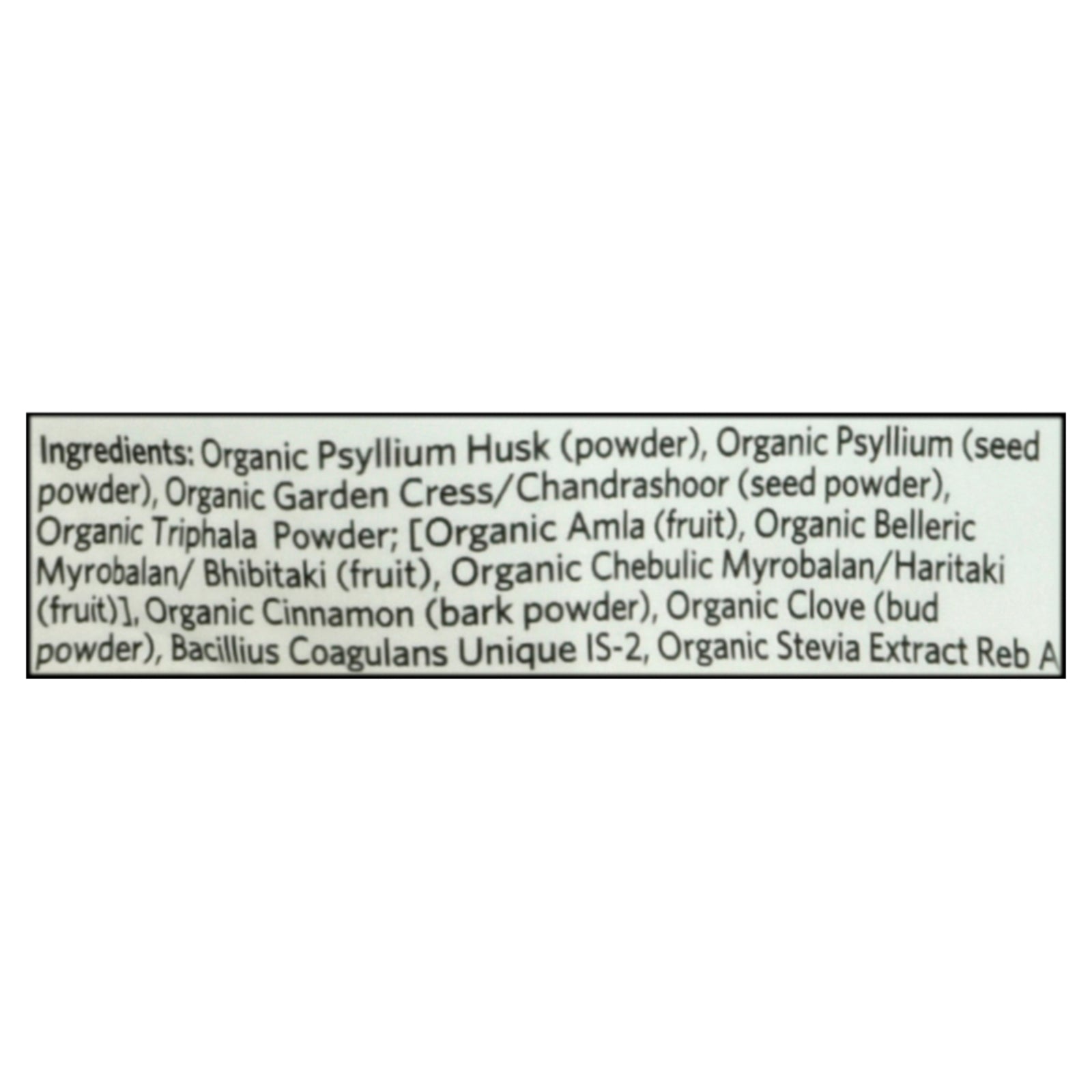 Organic India - Psyllium Organic Prebiotic/Probiotic Cinnamon - Case of 12 - 10 Ounces