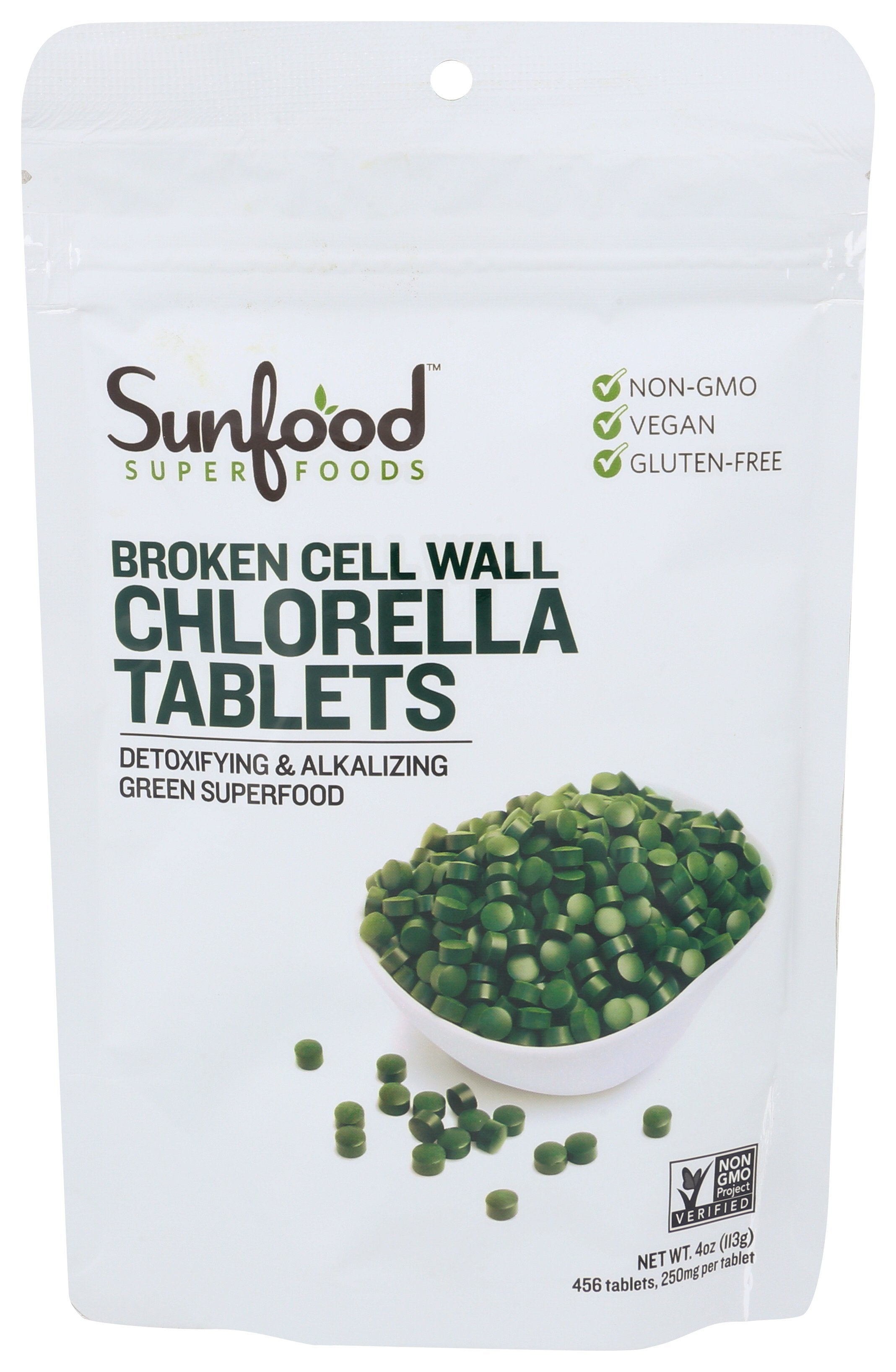 SUNFOOD SUPERFOODS CHLORELLA TABLETS