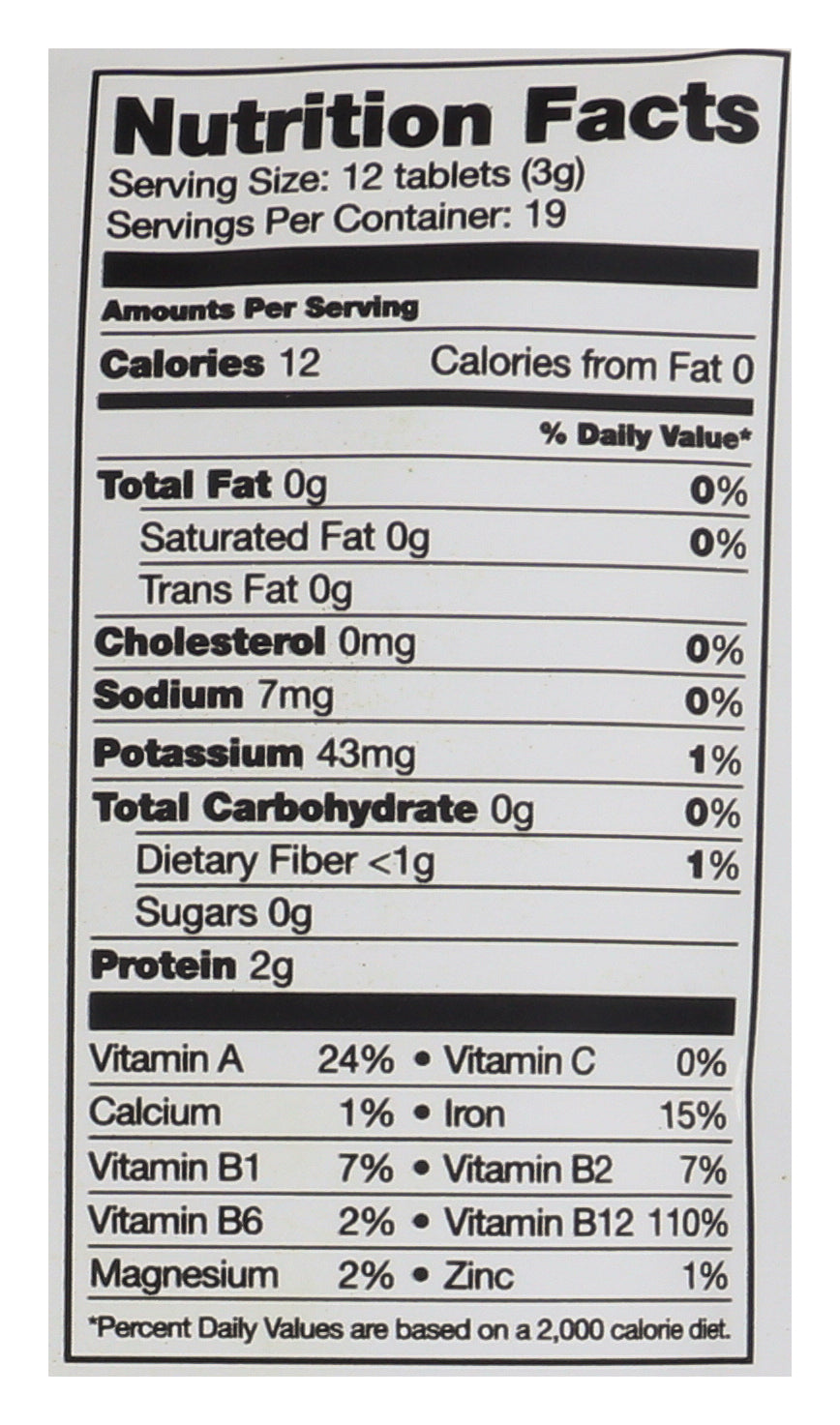 SUNFOOD SUPERFOODS SPIRULINA CHLORELLA TBLT