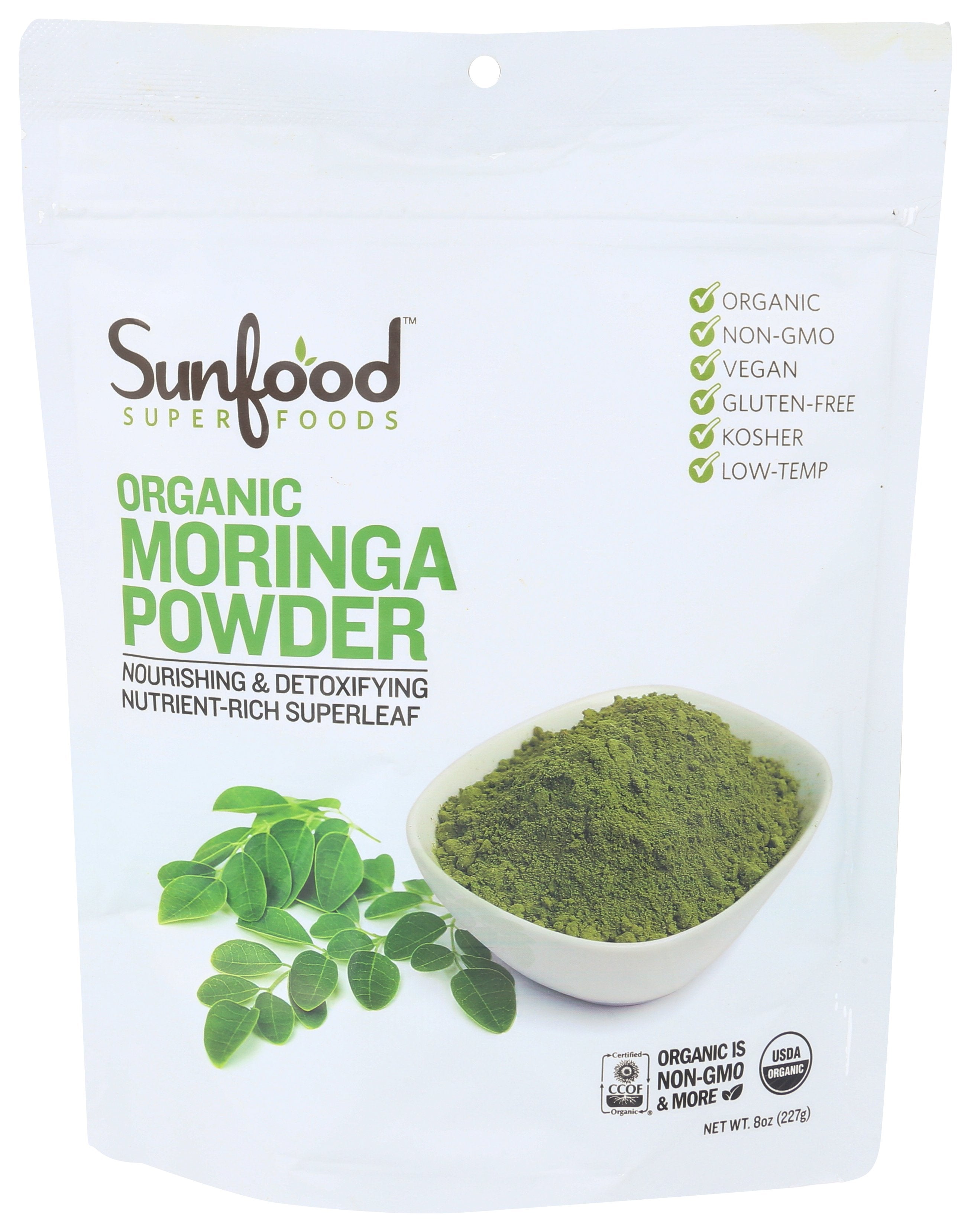 SUNFOOD SUPERFOODS MORINGA PWDR ORG