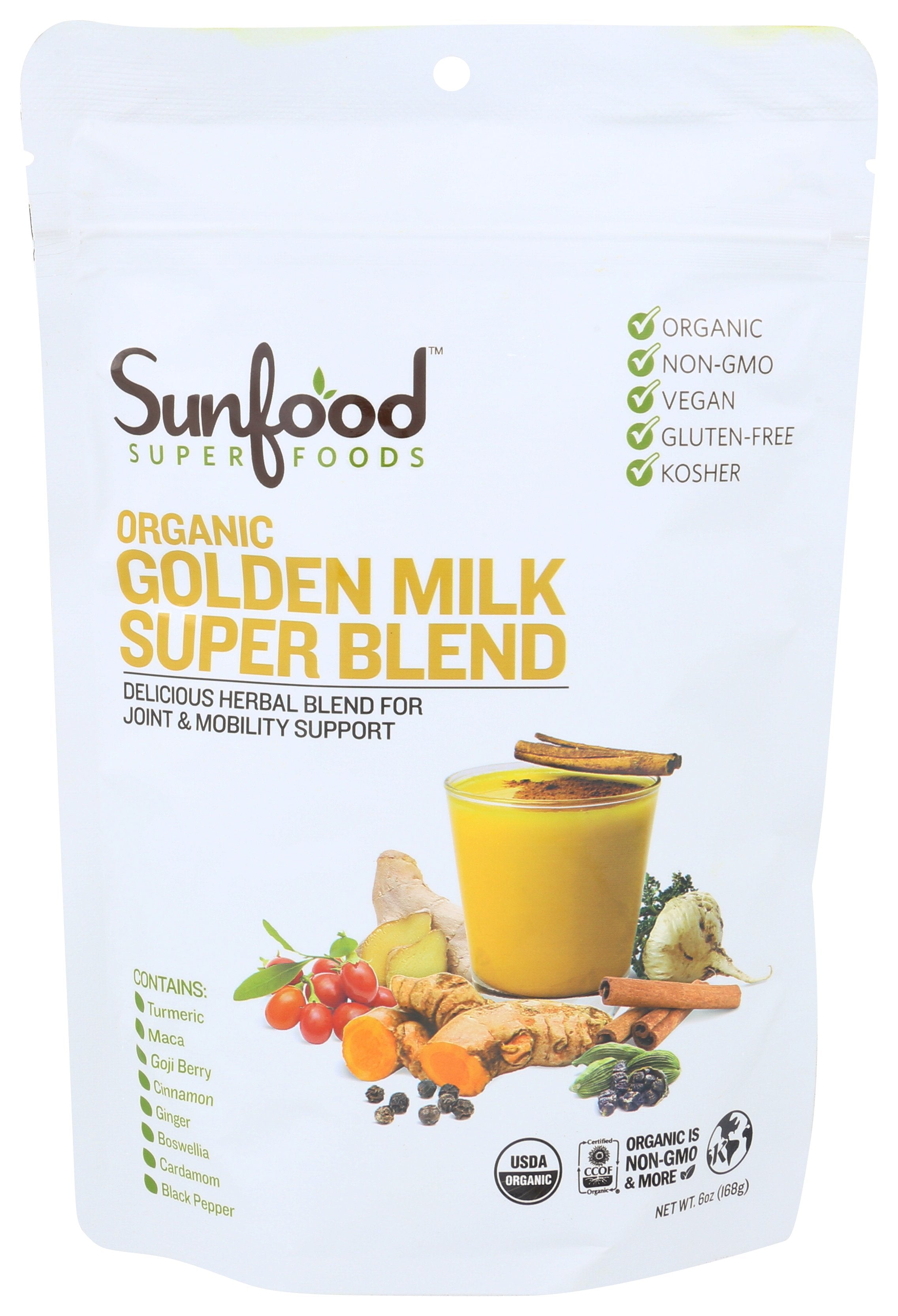 SUNFOOD SUPERFOODS GOLDEN MILK POWDER