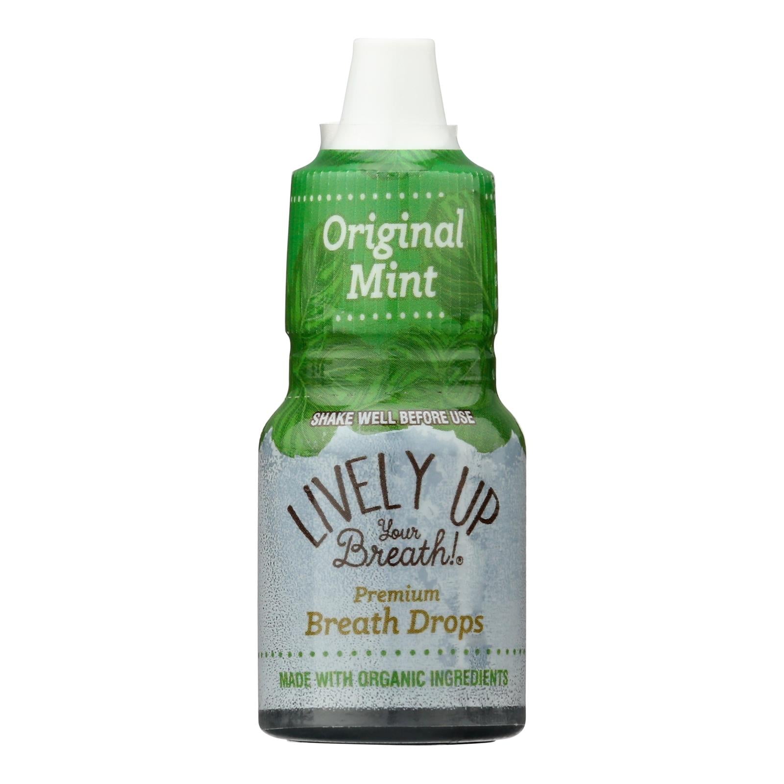 Lively Up Your Breath! Original Mint Premium Breath Drops  - Case of 12 - .27 FZ