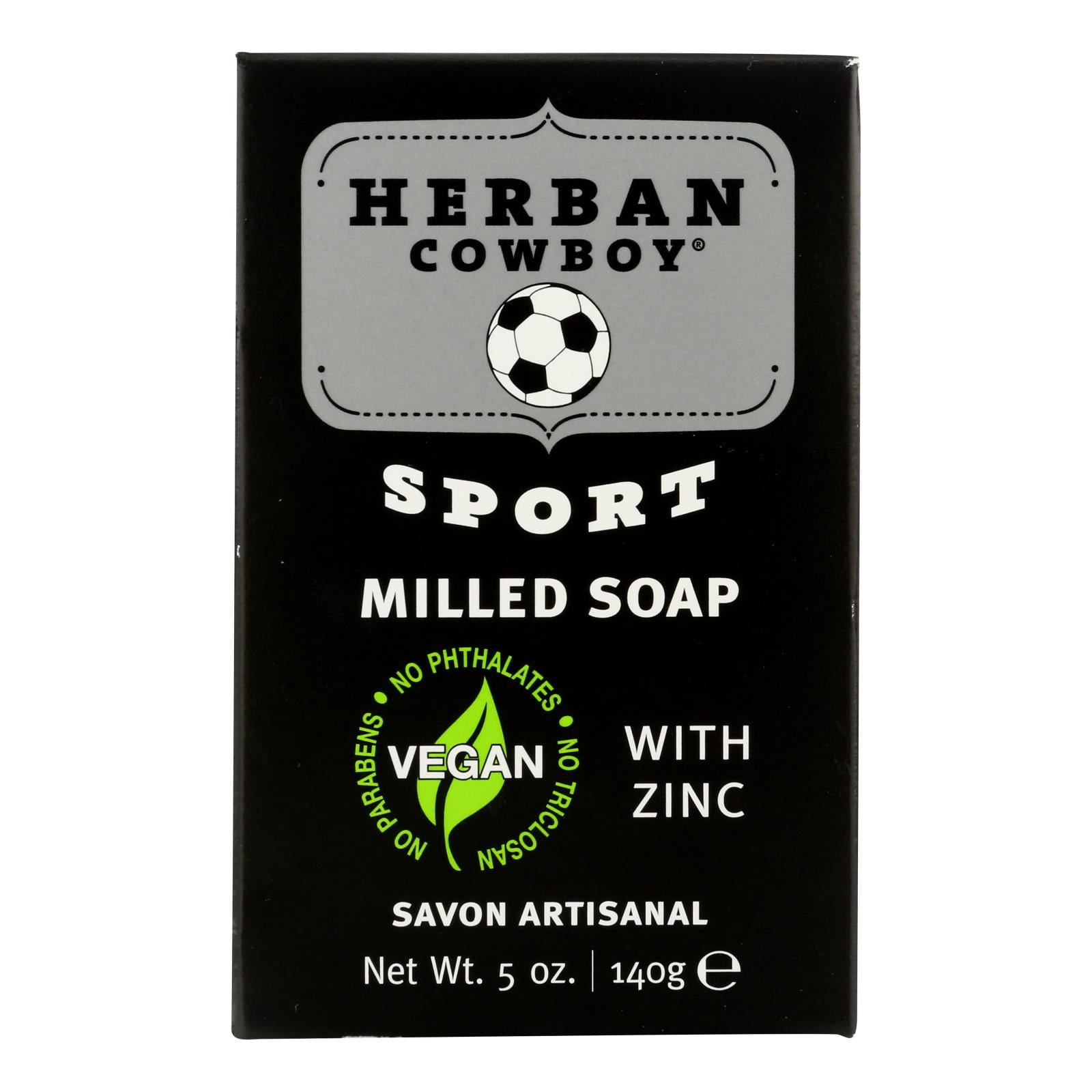 Herban Cowboy - Bar Soap Sport - 1 Each - 5 OZ