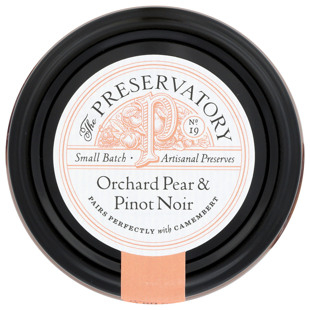 The Preservatory Orchard Pear and Pinot Noir Preserves - Pack of 12 - 3.89 oz