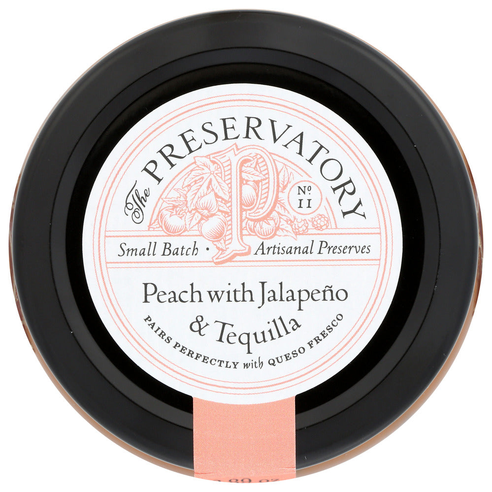 The Preservatory Peach with Jalapeño & Tequila Artisanal Preserves - Case of 12 - 3.89 oz