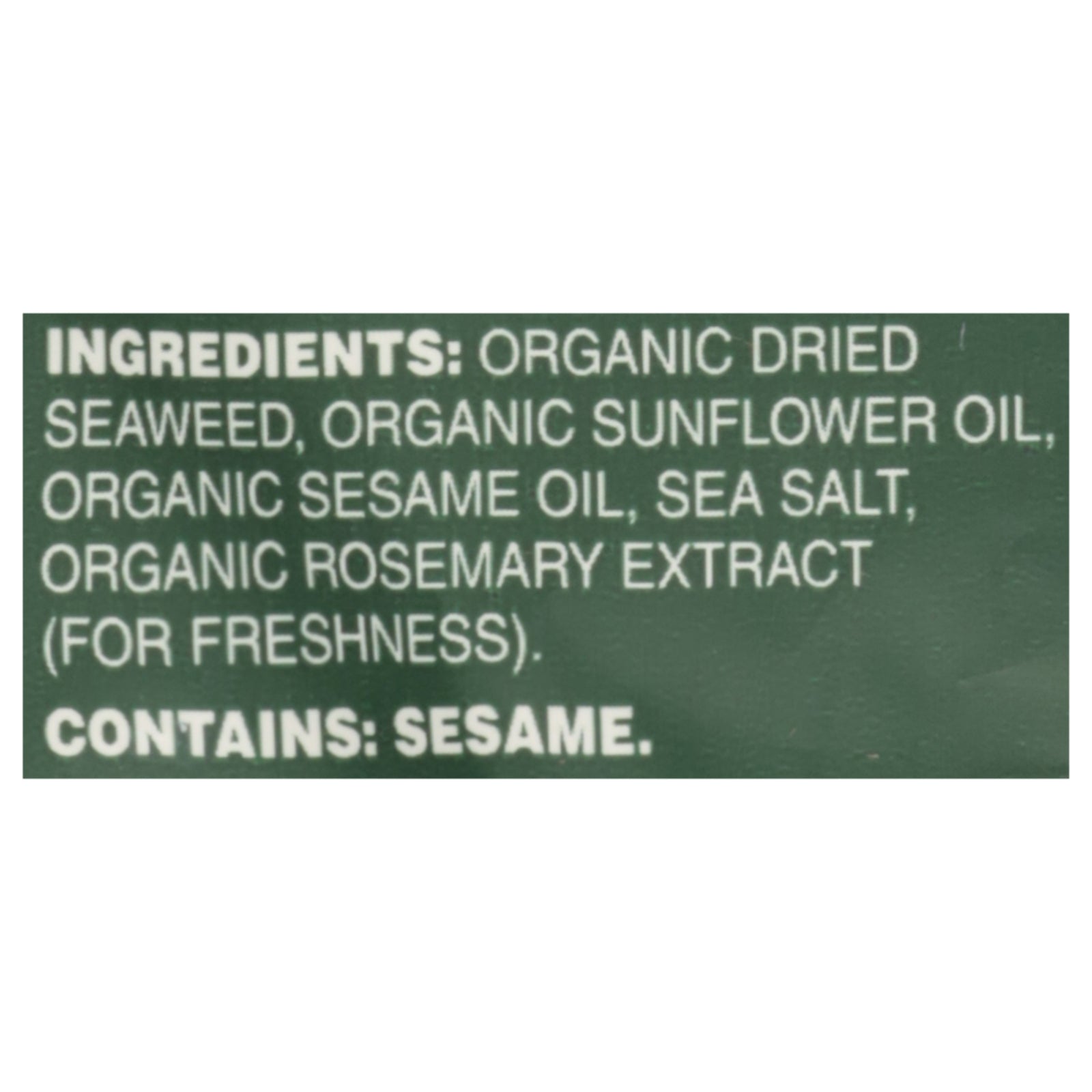 Bibigo - Seaweed Og2 Snack Sesame - CS of 12-.35 OZ