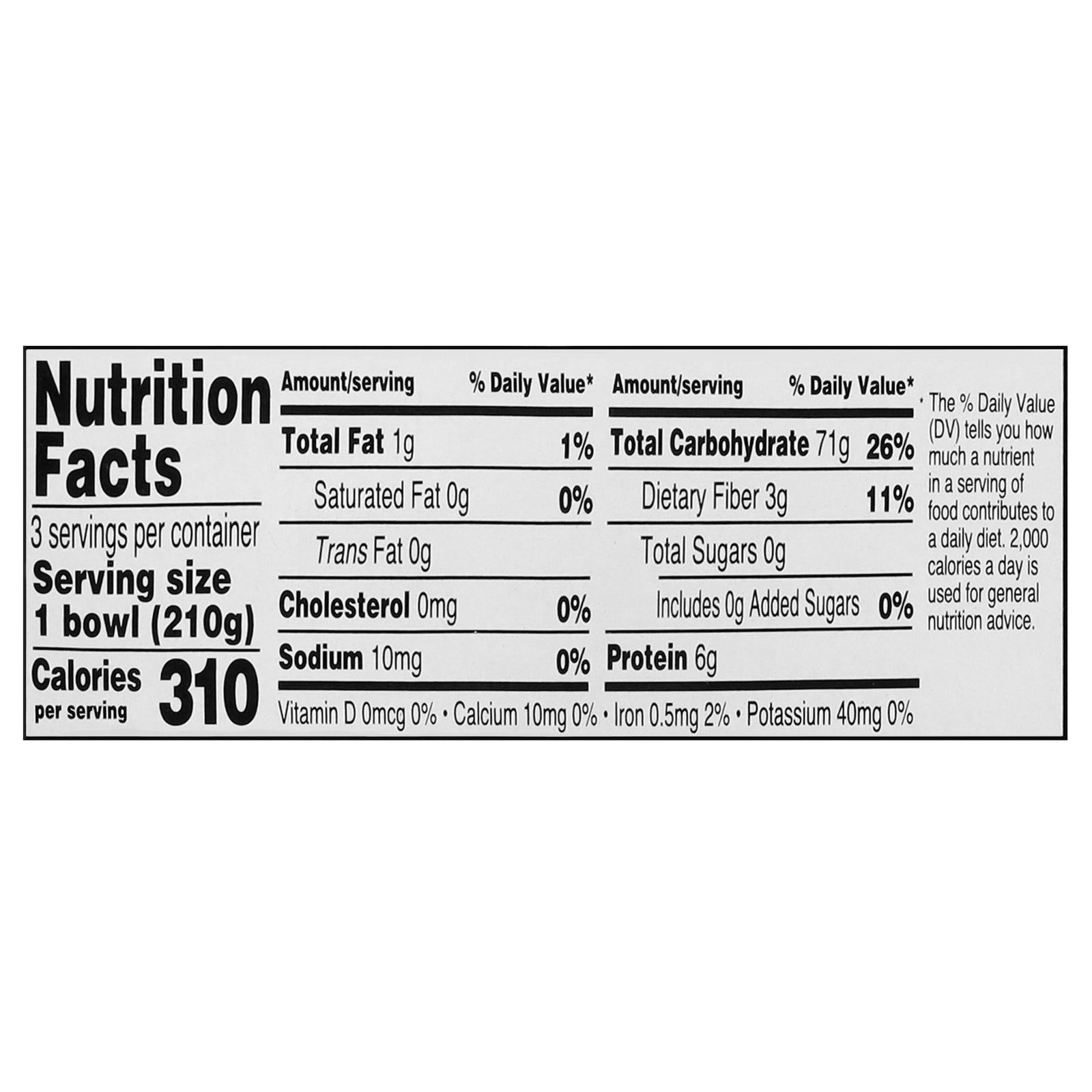 Bibigo - Rice Wht Sticky Cookd 3pk - CS of 6-22.2 OZ