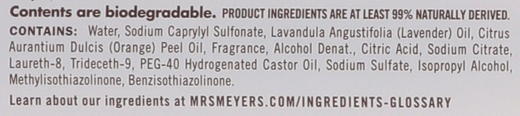 MRS MEYERS CLEAN DAY WINDOW SPRAY LAVENDER - Case of 6