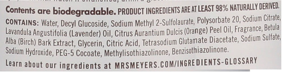 MRS MEYERS CLEAN DAY MULTI CLNR CONCENTRATED - Case of 6