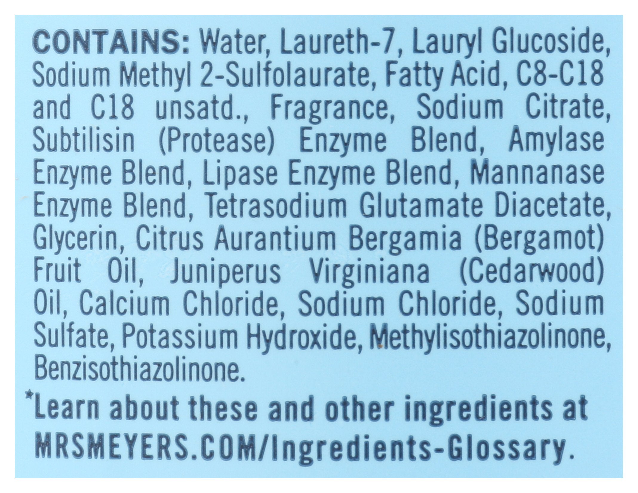 MRS MEYERS CLEAN DAY DETERGENT LAUNDRY RAINWT