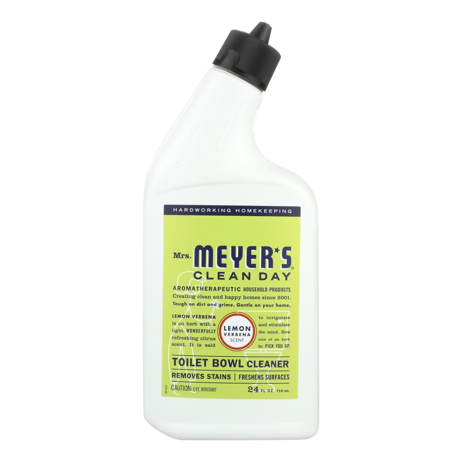 Mrs. Meyer's Clean Day - Toilet Bowl Cleaner - Lemon Verbena - 24 fl oz - Case of 6