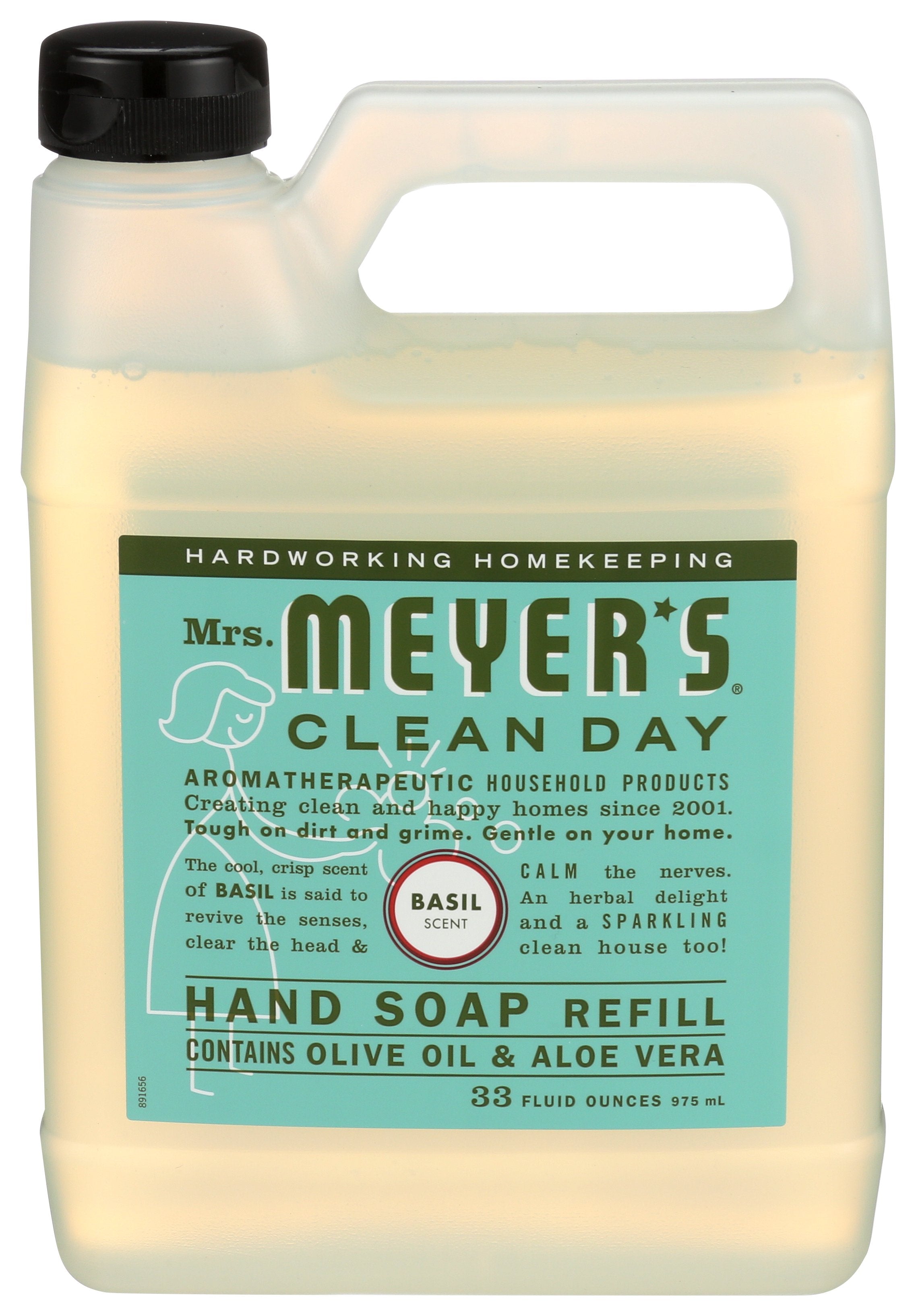 MRS MEYERS CLEAN DAY SOAP REFIL LIQ BASIL - Case of 3