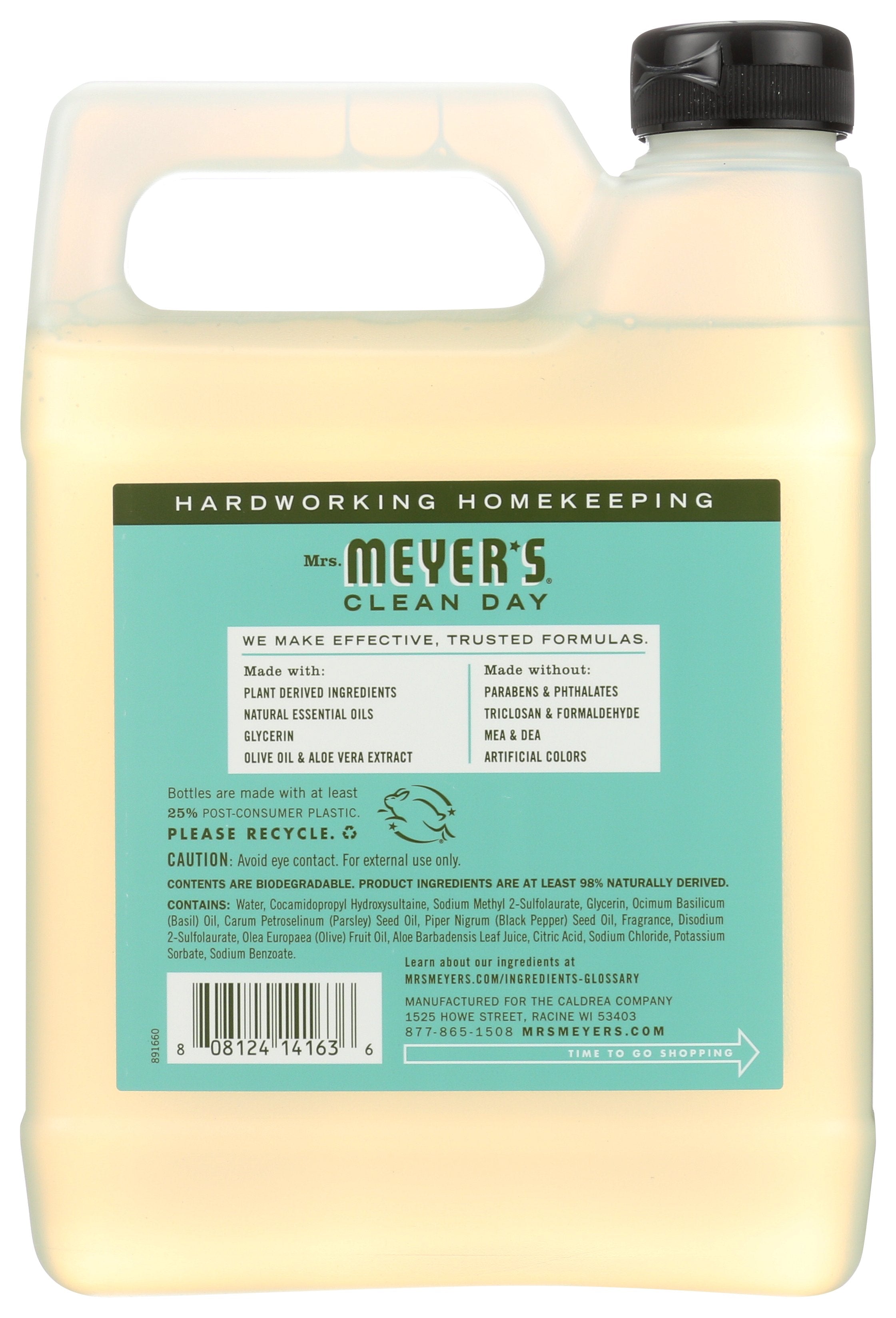 MRS MEYERS CLEAN DAY SOAP REFIL LIQ BASIL - Case of 3