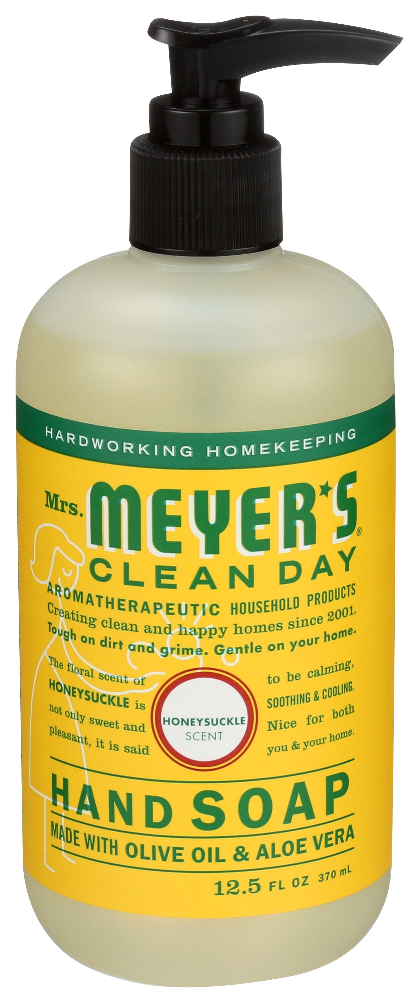 MRS MEYERS CLEAN DAY SOAP HAND LIQ HNYSCKLE - Case of 3