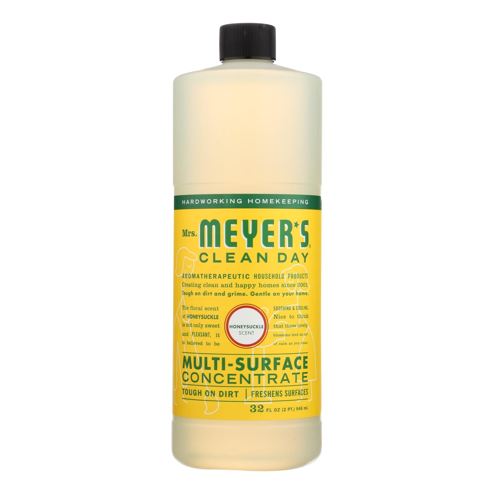 Mrs. Meyer's Clean Day - Multi Surface Concentrate - Honeysuckle - 32 fl oz - Case of 6