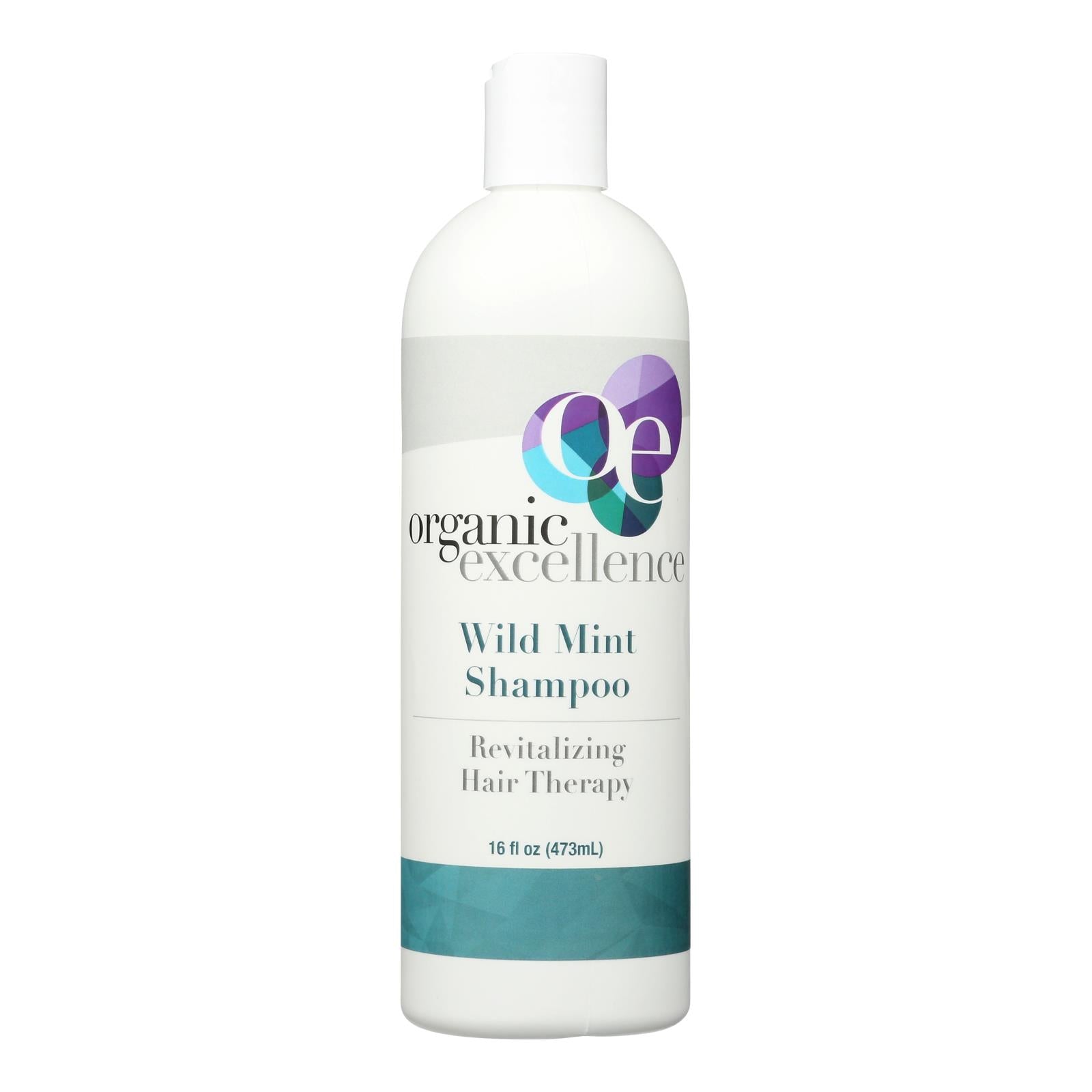 Organic Excellence Wild Mint Shampoo - 16 Oz