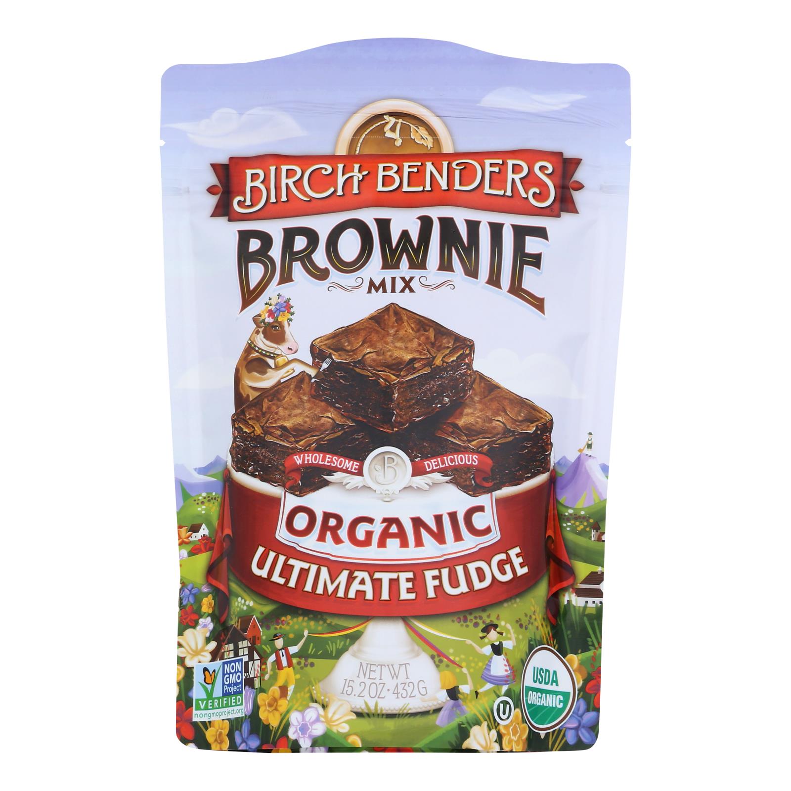 Birch Benders - Brownie Mix Ult Fudge - Case Of 6-15.2 Oz