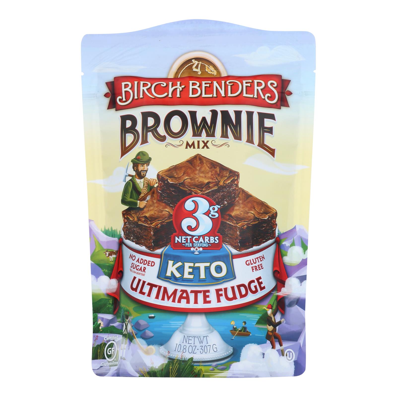 Birch Benders - Brwni Mix Ult Fudge Keto - Case Of 6-10.8 Oz