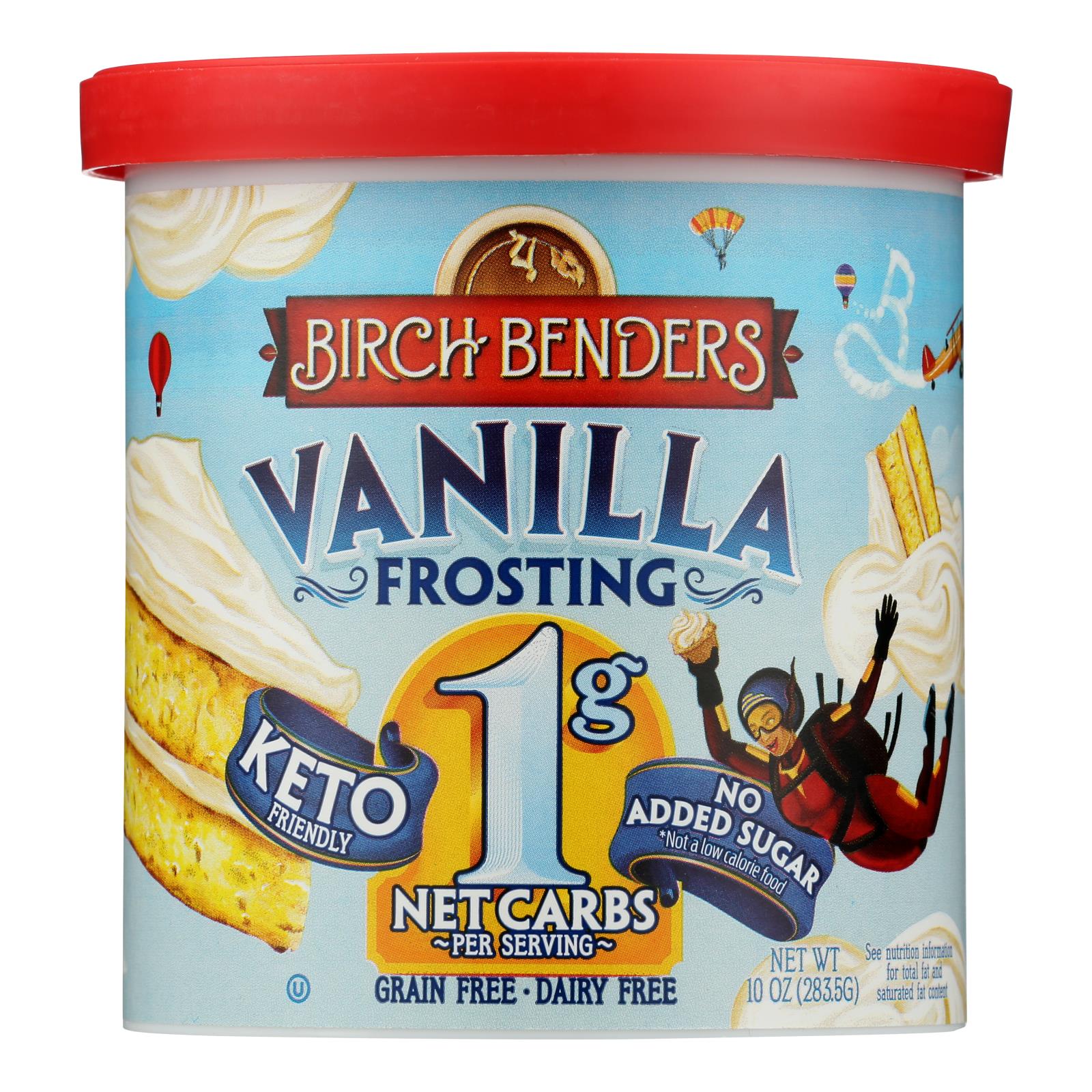 Birch Benders - Frosting Keto Vanilla - Case of 6-10 OZ