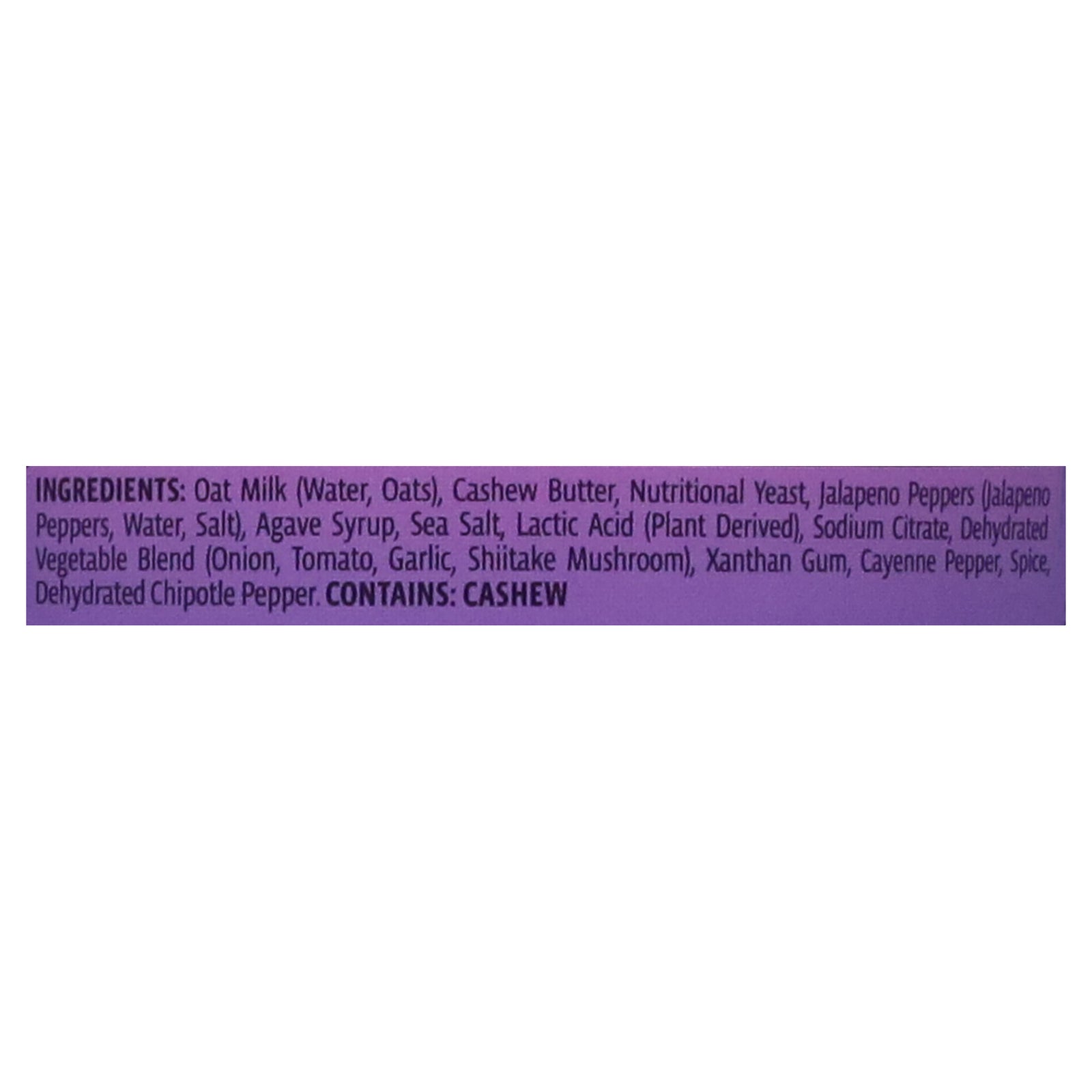Credo Foods - Dip Df Oatmlk Queso Blnco - CS of 6-11 OZ