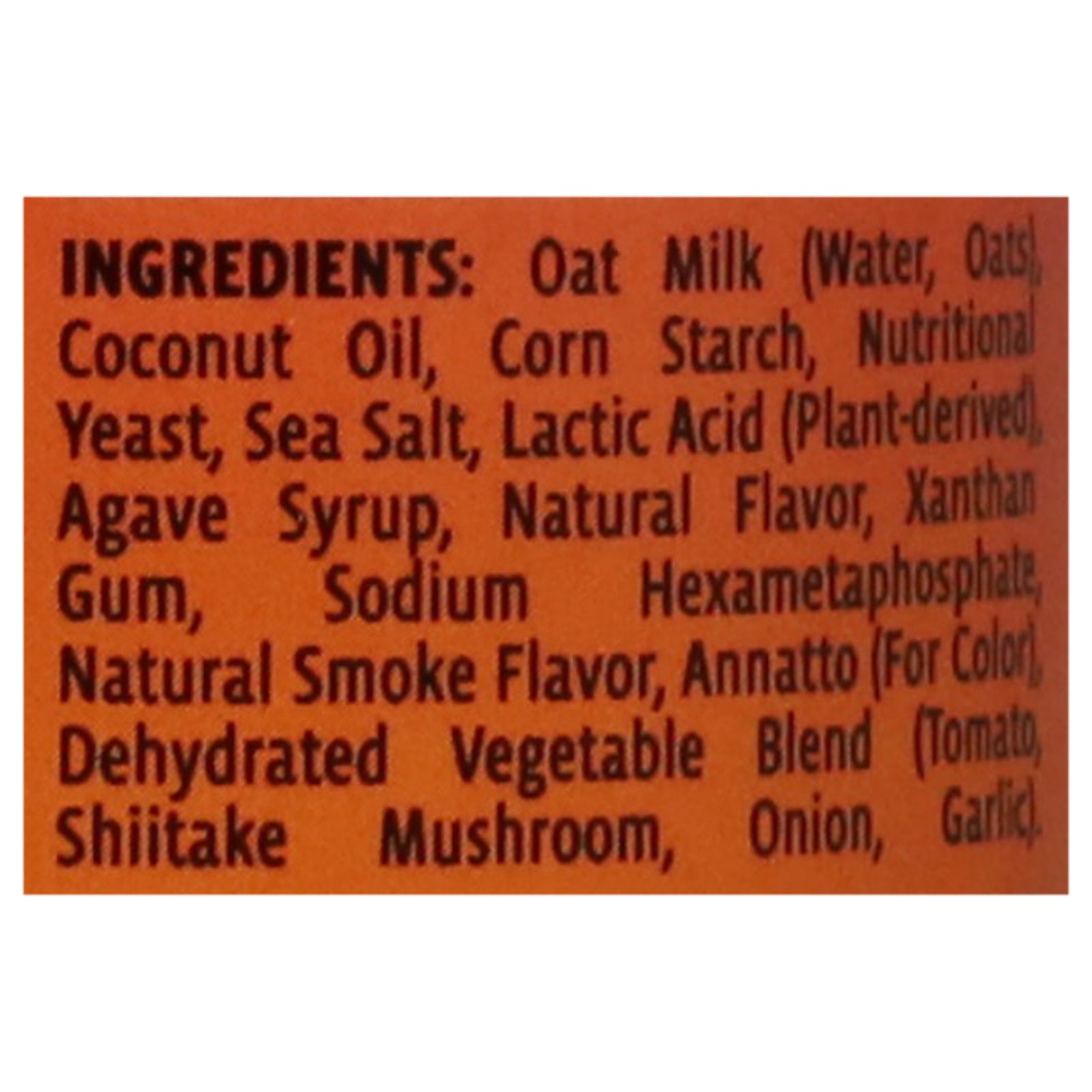 Credo Foods - Chez Spry Oatmlk Smky Chd - CS of 12-8 OZ