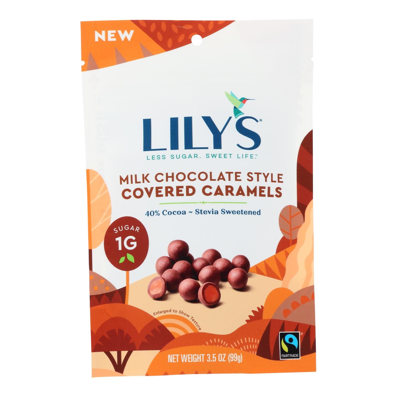 Lilys - Crmls Milk Chocolate Stle Stevia - Case of 12-3.5 OZ