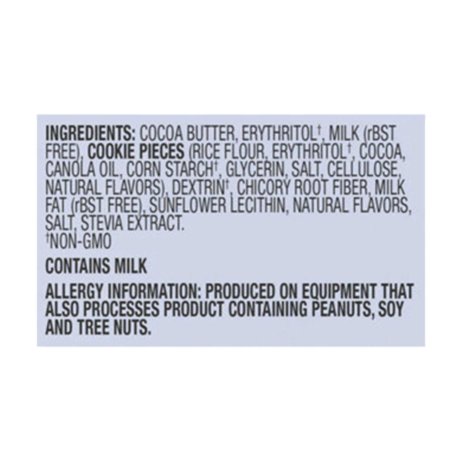 Lilys - Bar Cookie & Cream White Chocolate - Case of 12-2.8 OZ