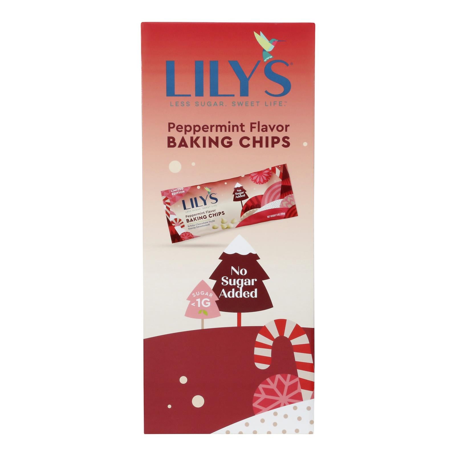 Lilys - DisplayWht/choc/chp Baking - Case of 48-9 OZ