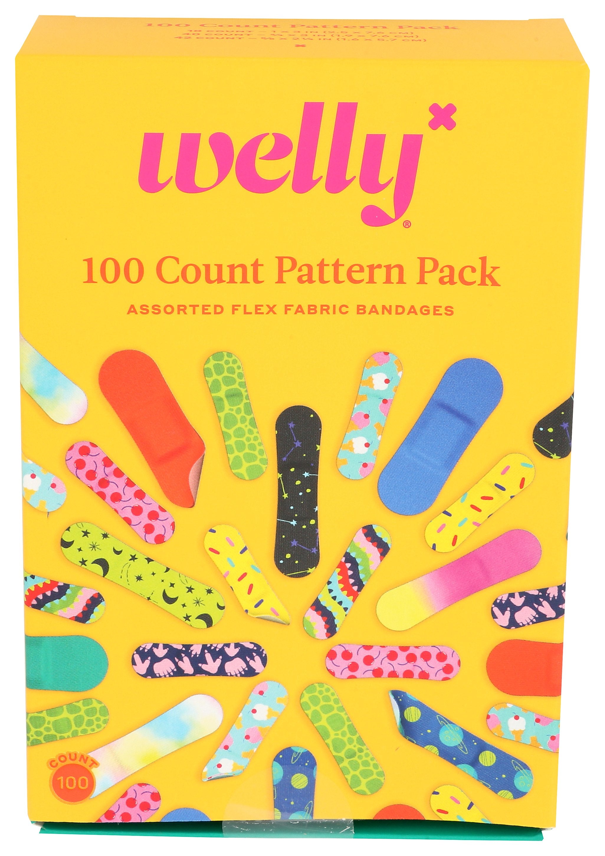 WELLY BANDAGES ASSORTED - Case of 4