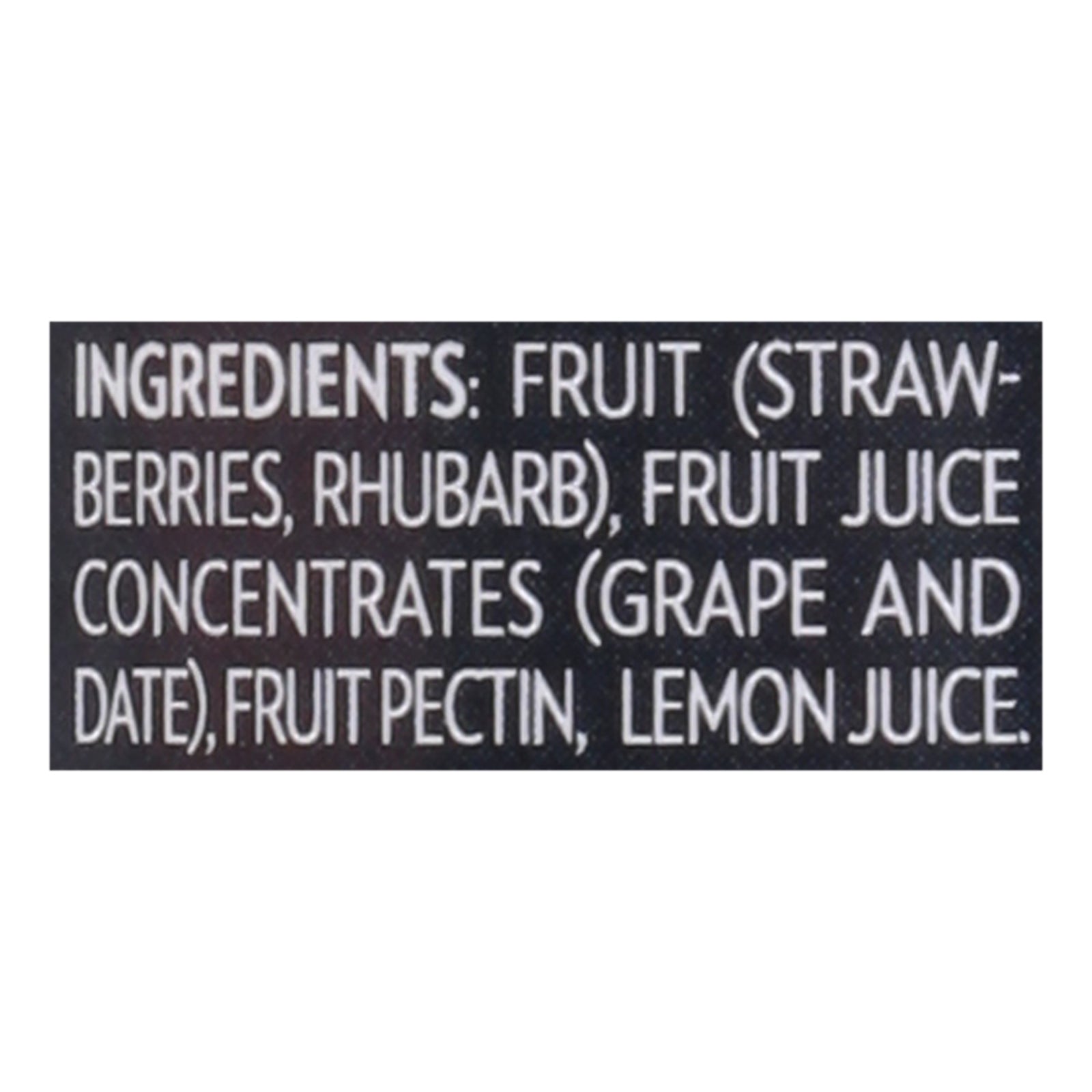 St Dalfour - Fruit Spread Straw&rhbrb - CS of 6-10 OZ