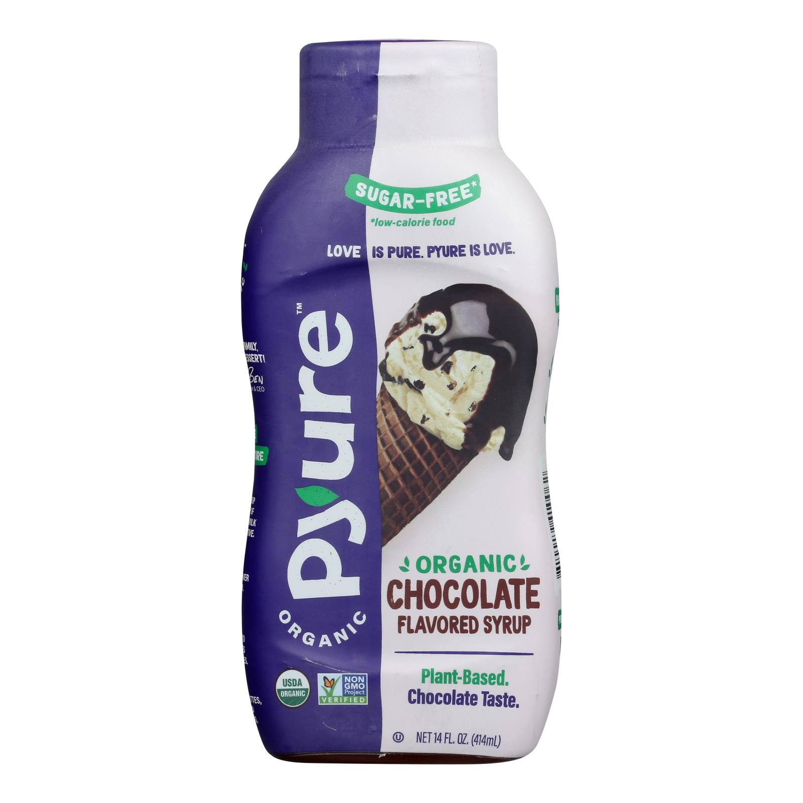 Pyure - Syrup Chocolate Flvr Sugar Free - Case of 6-14 FZ