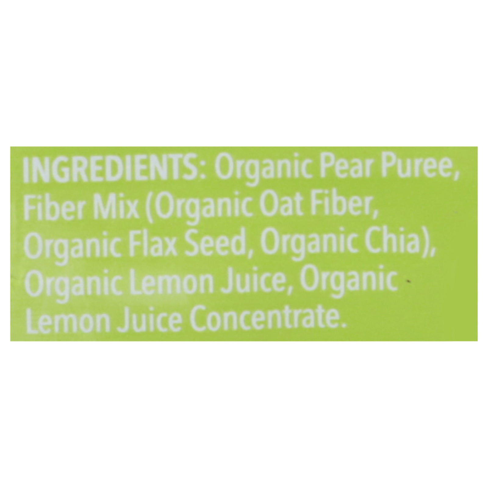Pumpkin Tree Organic - Oats Sd Og2 Pear Lemon - CS of 10-3.5 OZ