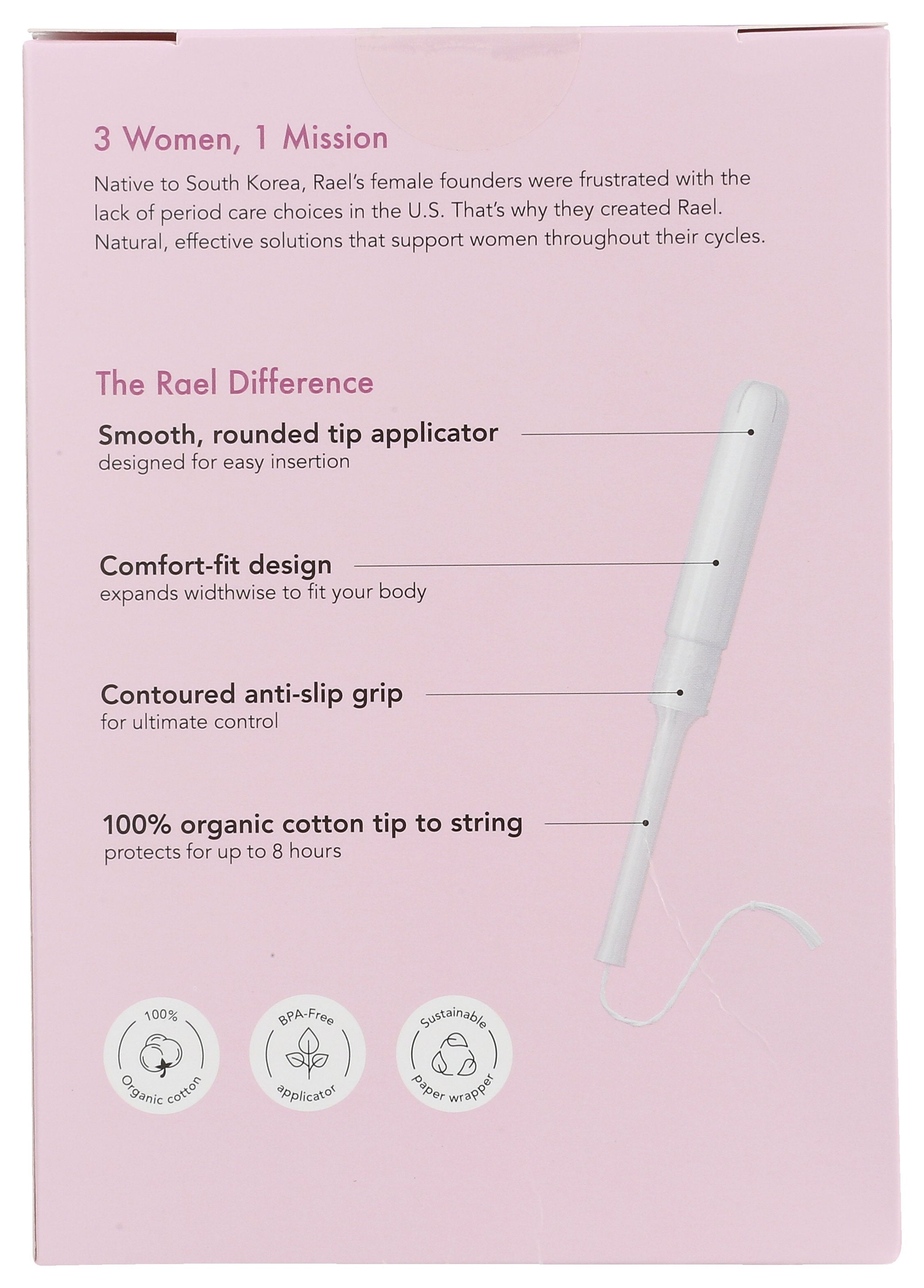 RAEL TAMPONS COTTON ORG