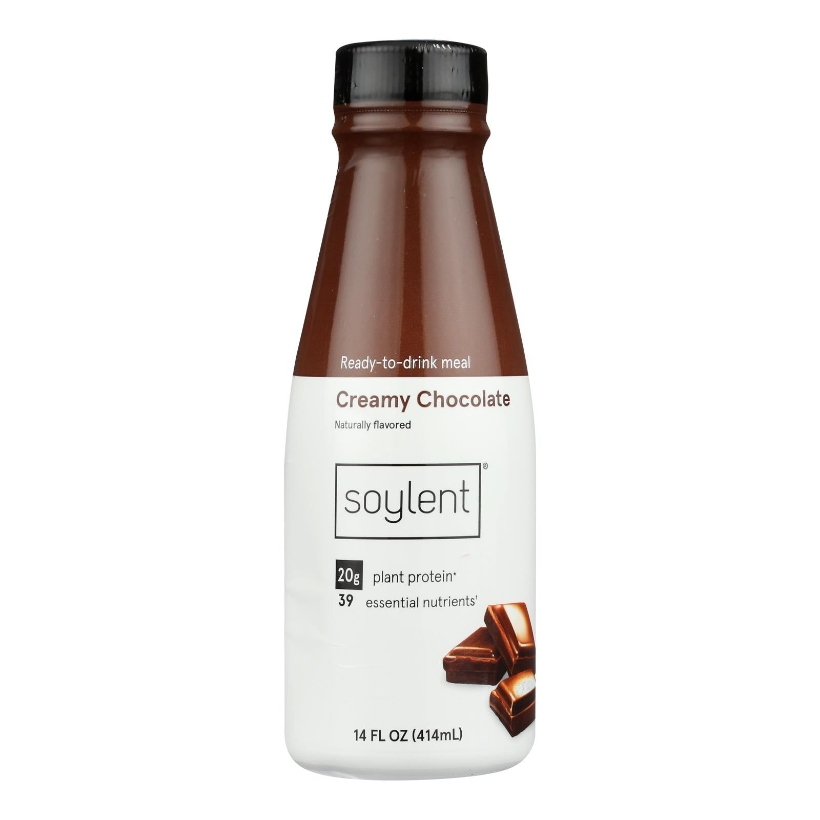 Soylent - Nutritional Drink Creamy Chocolate Plant - Case Of 12-14 Fz