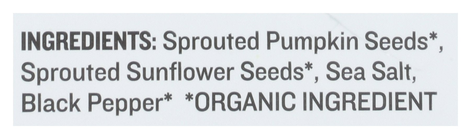 GO RAW SEEDS SNACK SEA SALT PPR - Case of 6