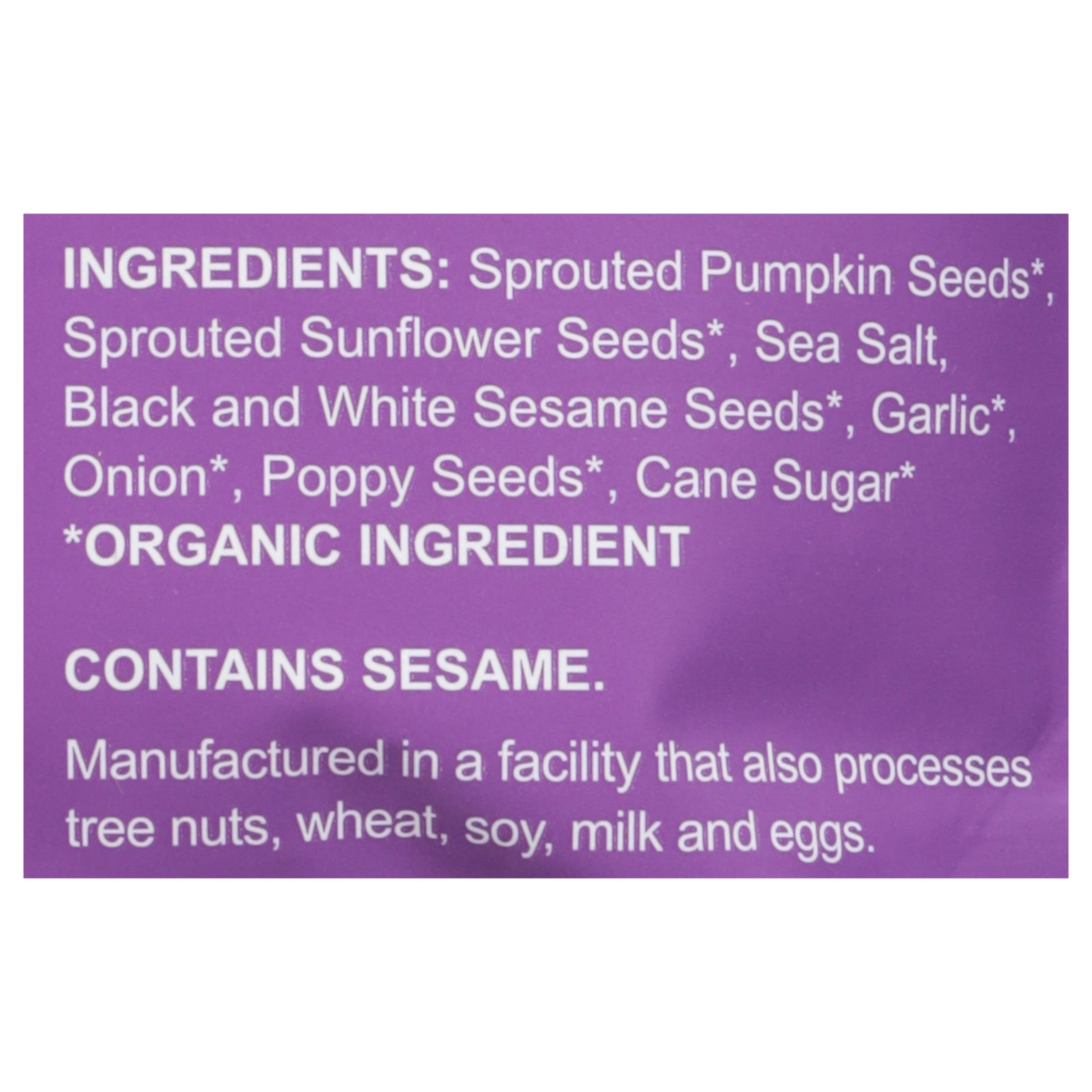 Go Raw - Snk Sd Og2 Evrythng Bagel - CS of 6-4 OZ