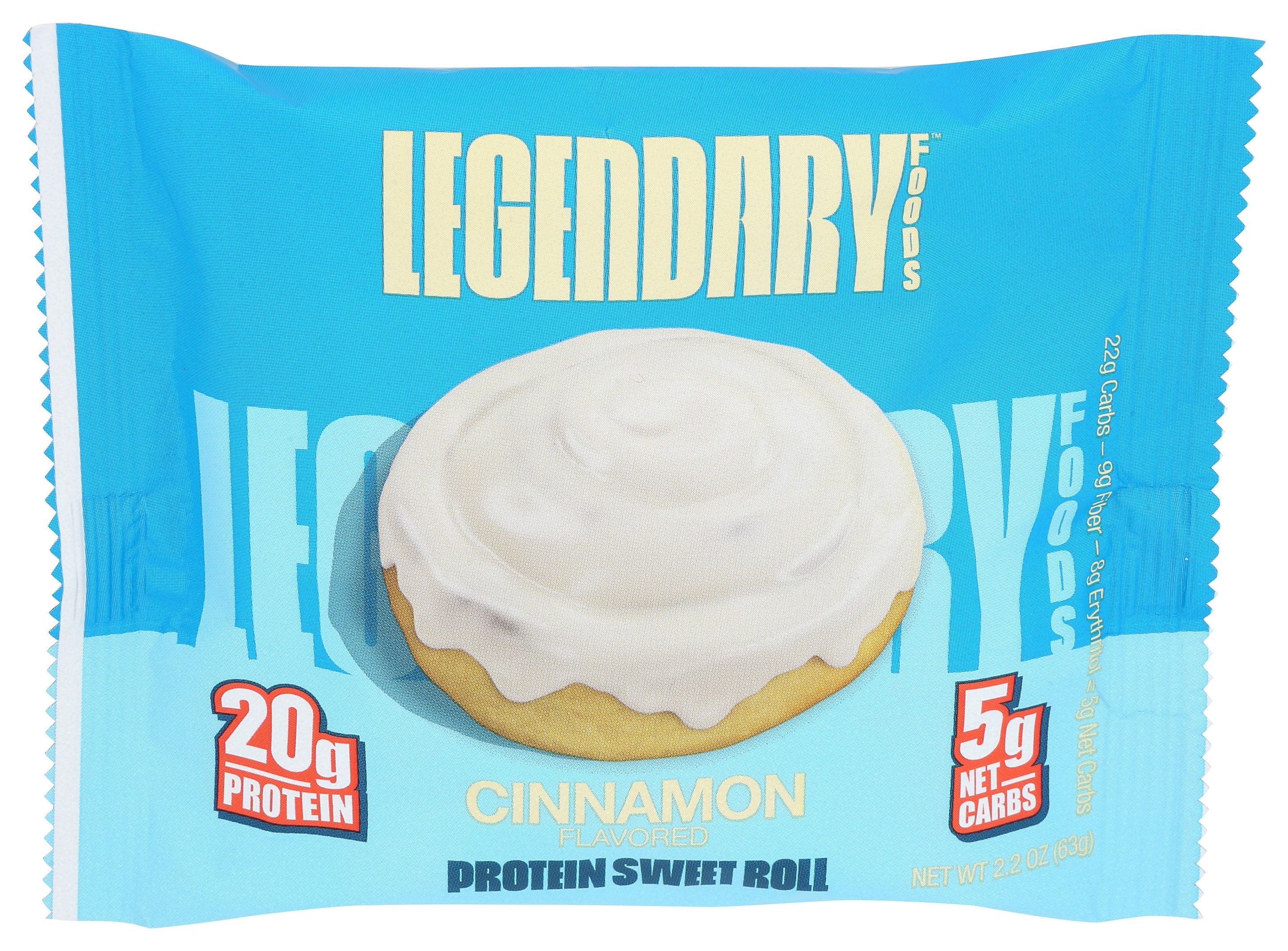 LEGENDARY FOODS PROTEIN SWEET ROLLS CINN - Case of 8