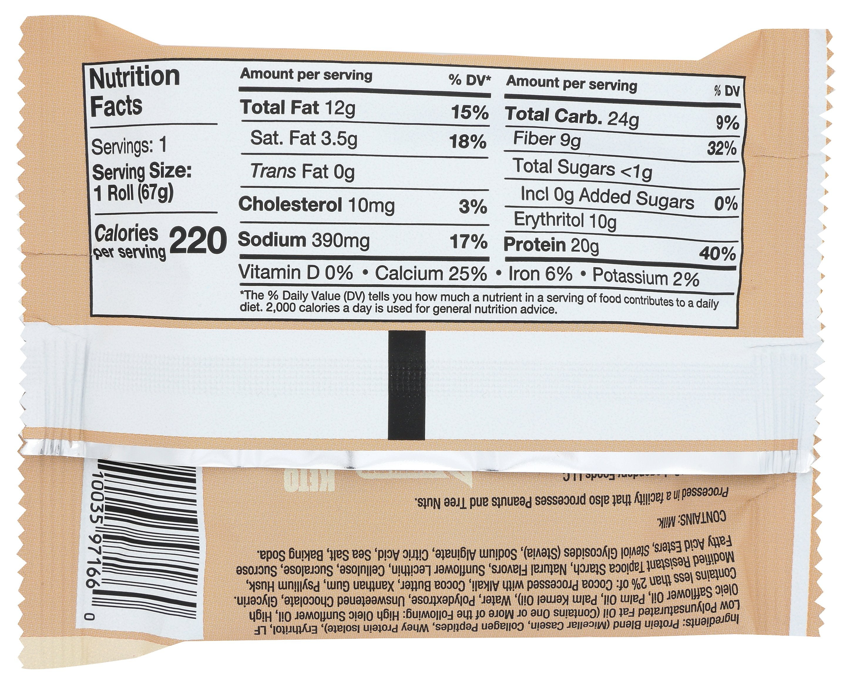 LEGENDARY FOODS PROTEIN SWEET ROLLS CHOC - Case of 8