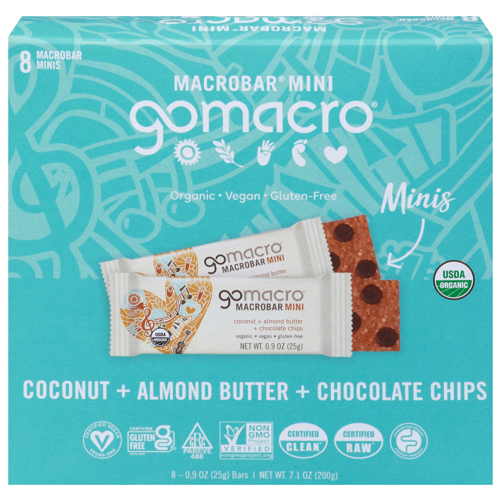 Gomacro - Bar Mini Cnt Almbt Cc - Case Of 7-7.1 Oz