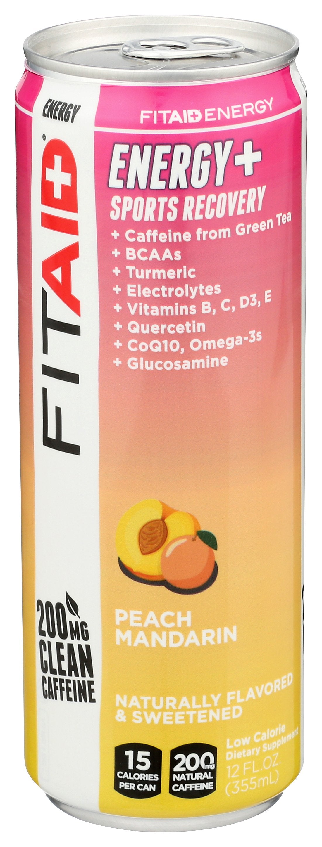 LIFEAID BEVERAGE FITAID ENRGY PEACH MANDR - Case of 12