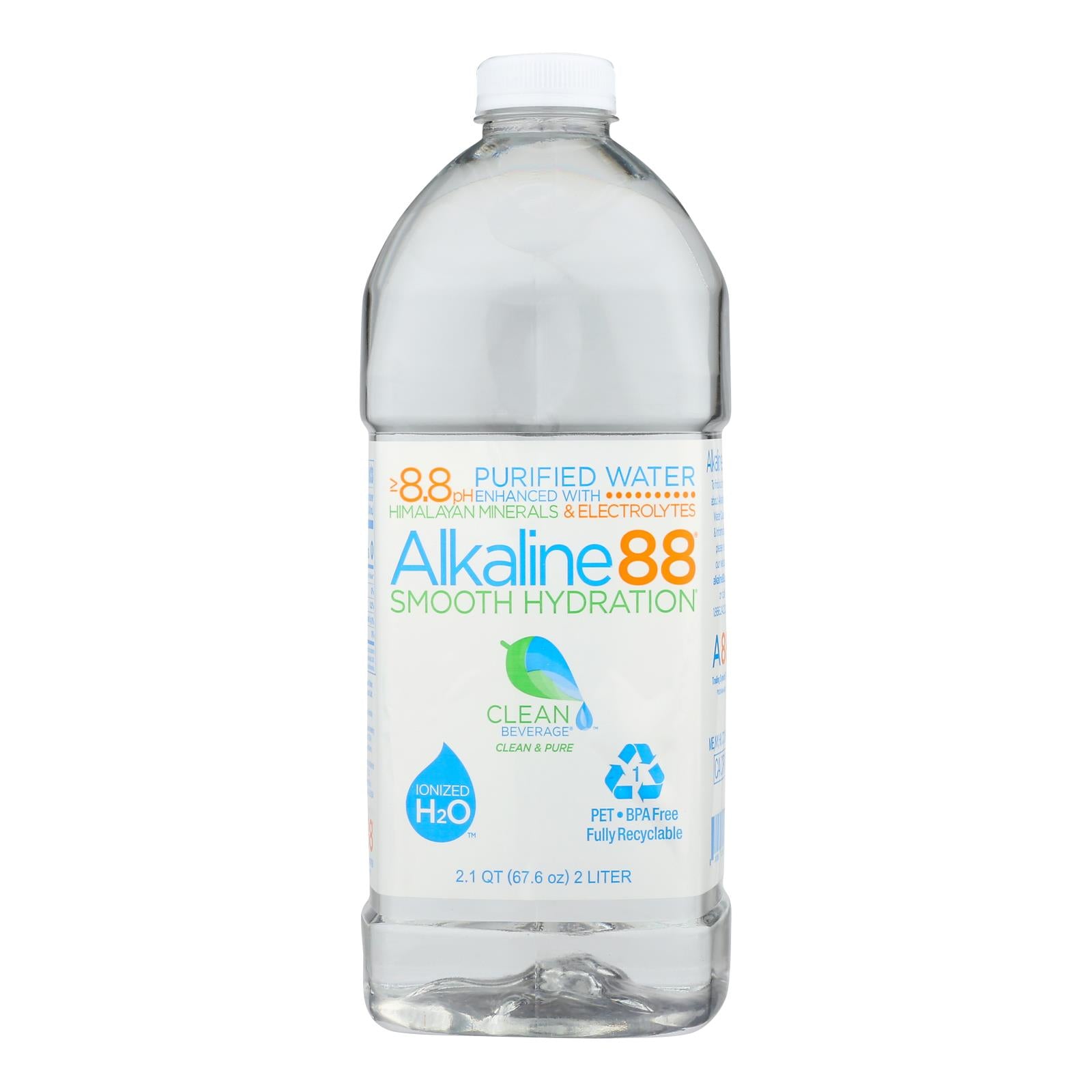 Alkaline88 - Water Alkaline 88 Purifd - Case of 6-2 LITER