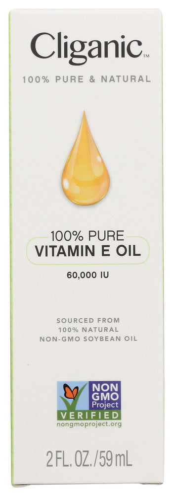 Cliganic Skin & Hair High Potency Vitamin E Oil 2 fl oz - Case of 1