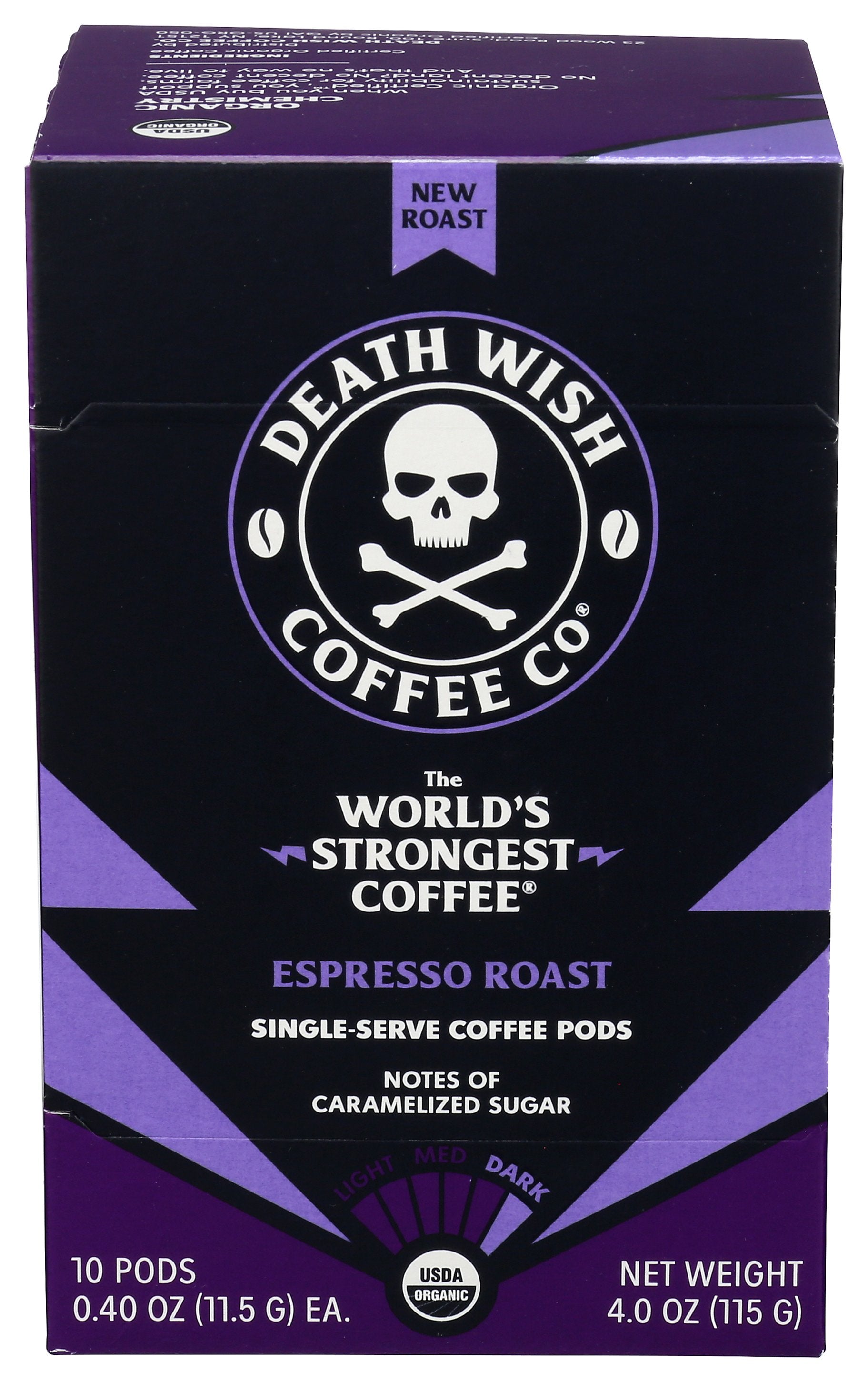 DEATH WISH COFFEE COFFE SS ESPRSS ROST ORG - Case of 6