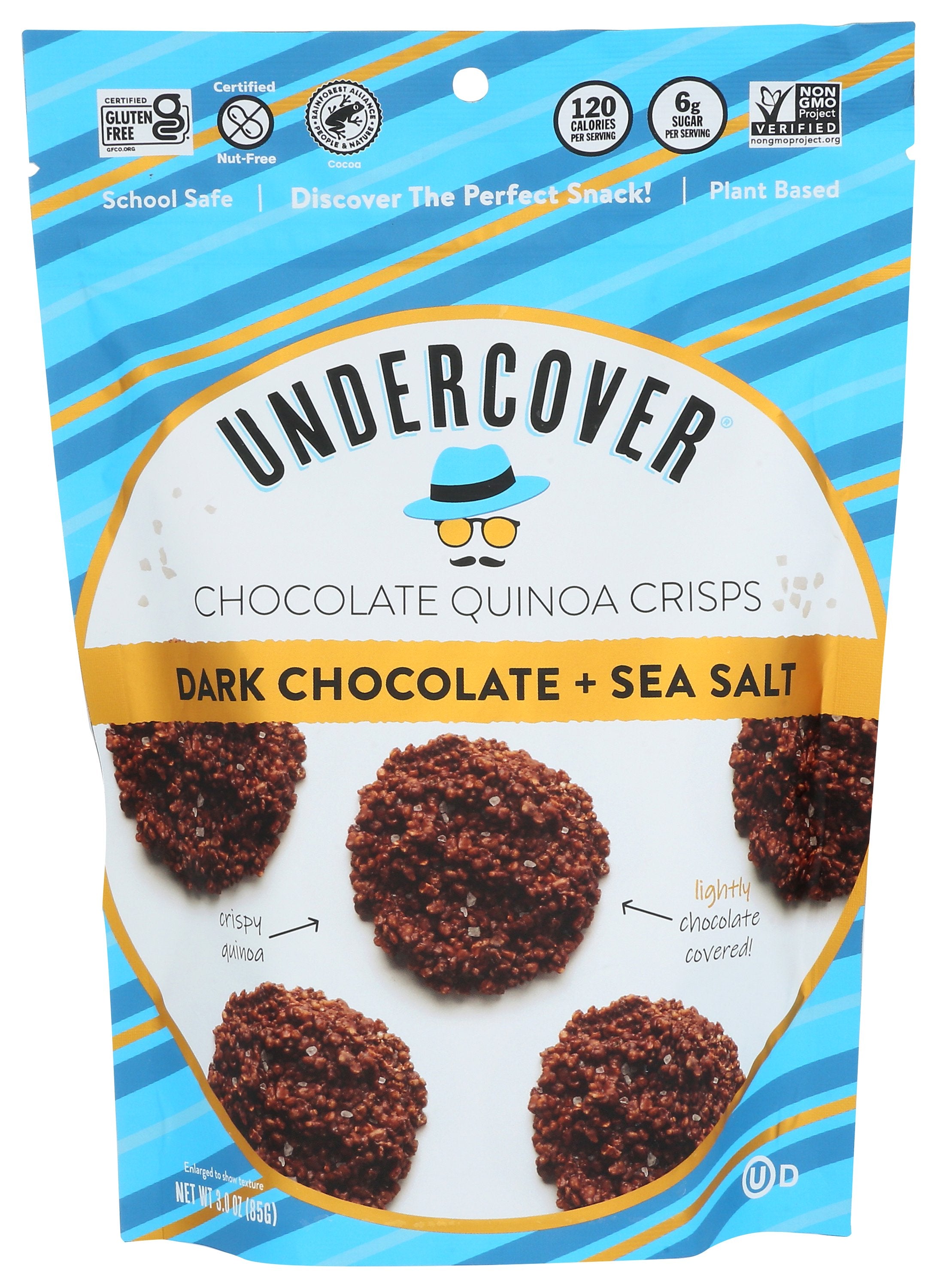 UNDERCOVER QUINOA BITES QUINOA DRK CHOC SS - Case of 12
