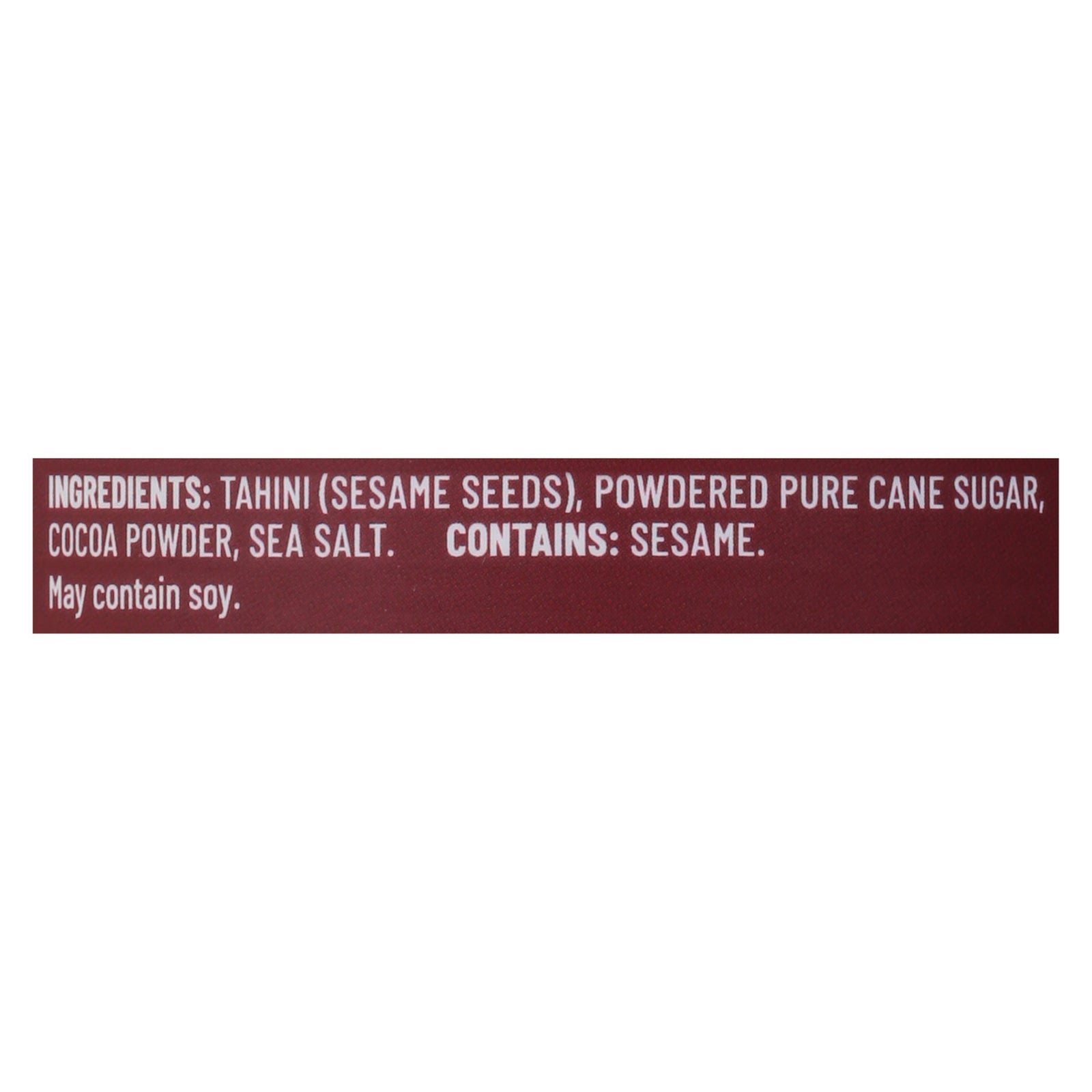 Soom - Tahini Sprd Dark Chocolate Sea Salt - Case of 6-12 OZ