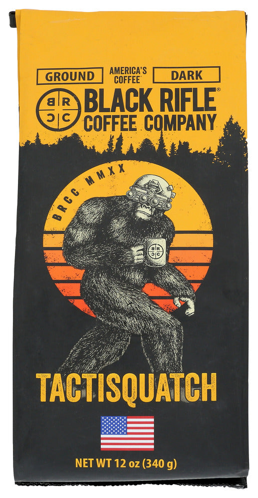 Black Rifle Coffee Coffee Ground Tactisquatch Dark - Pack of 6 - 12 oz